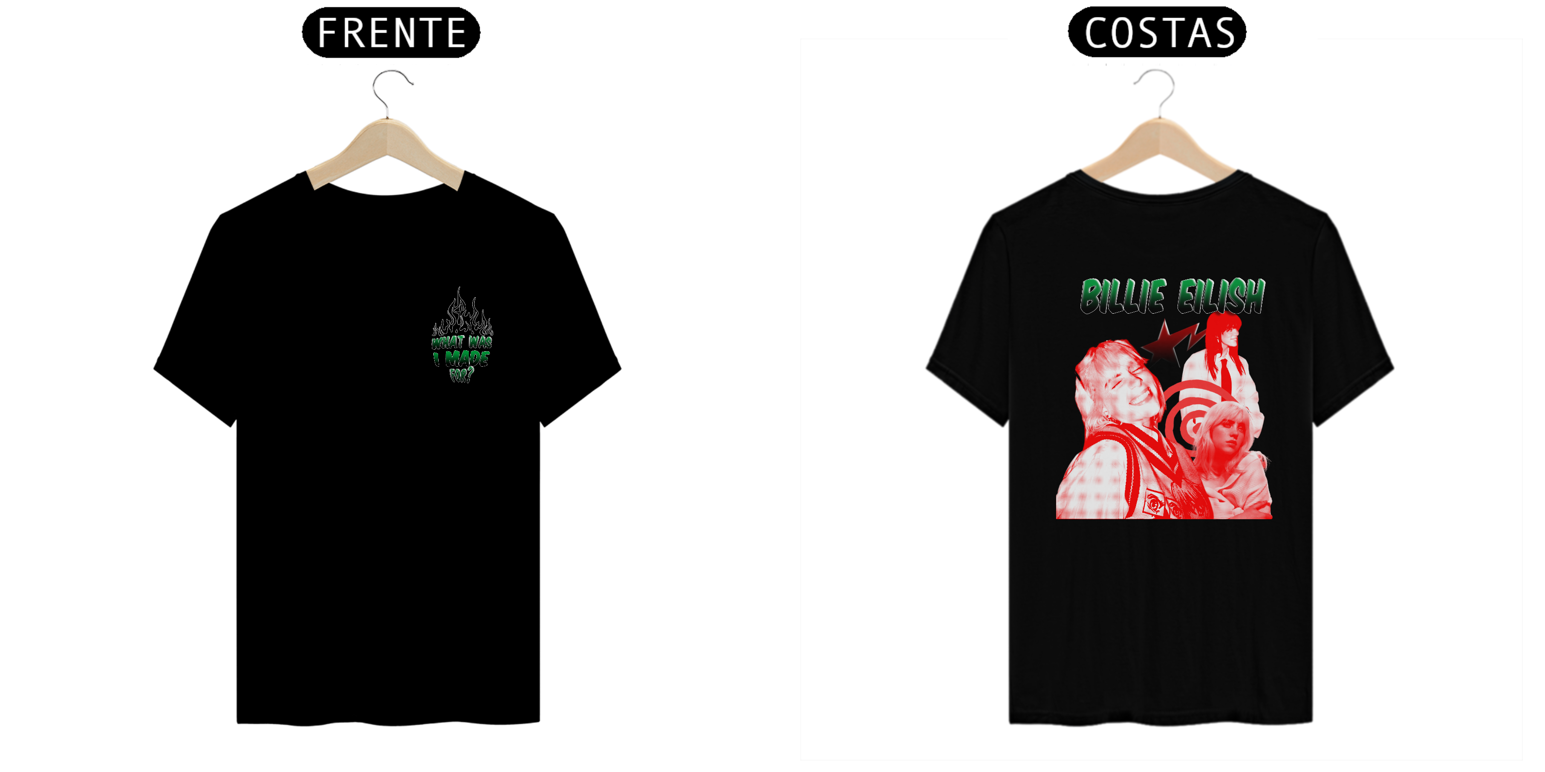 Nome do produto  Camiseta Billie Eilish