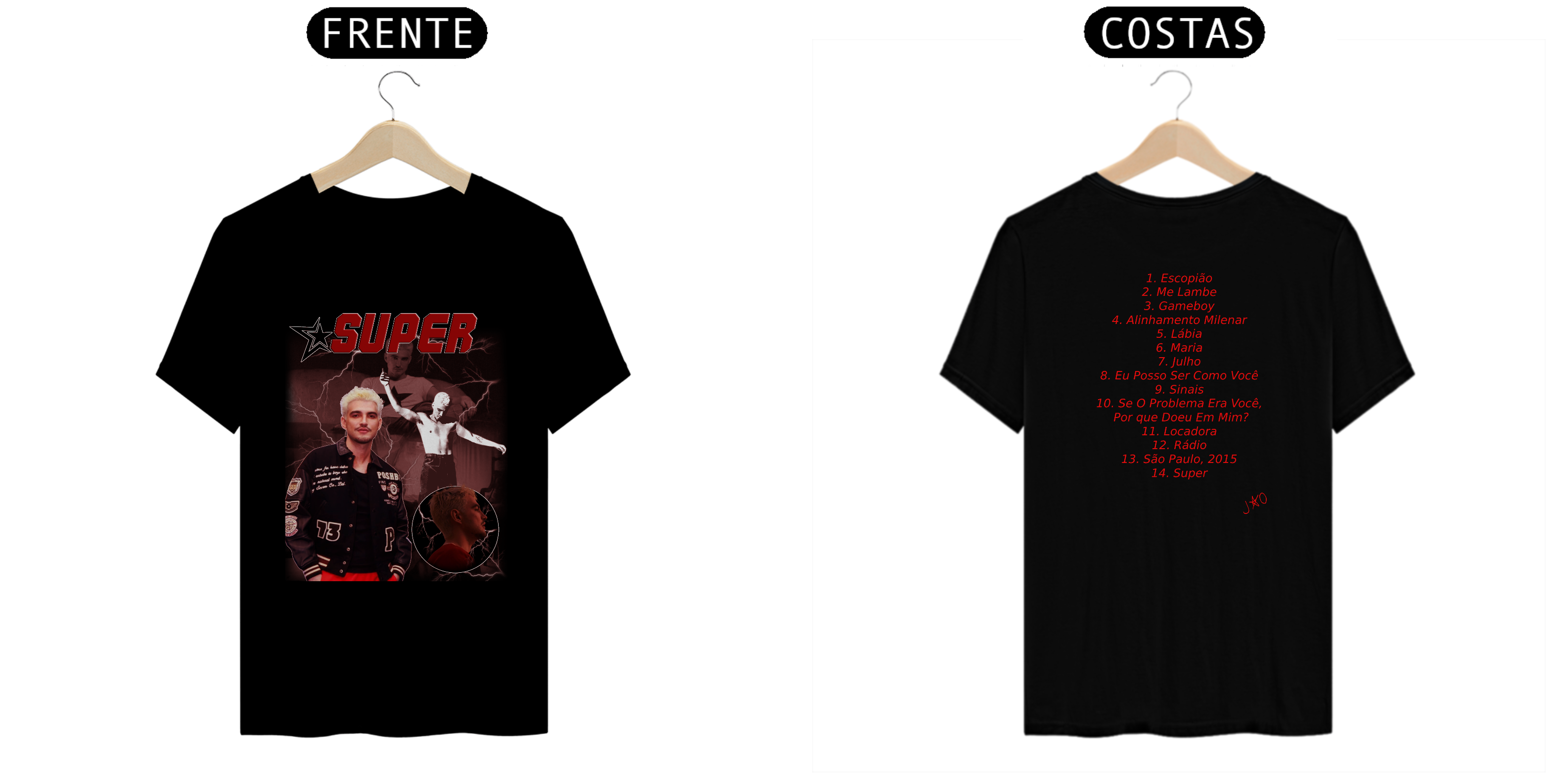 Nome do produto  Camiseta Jão