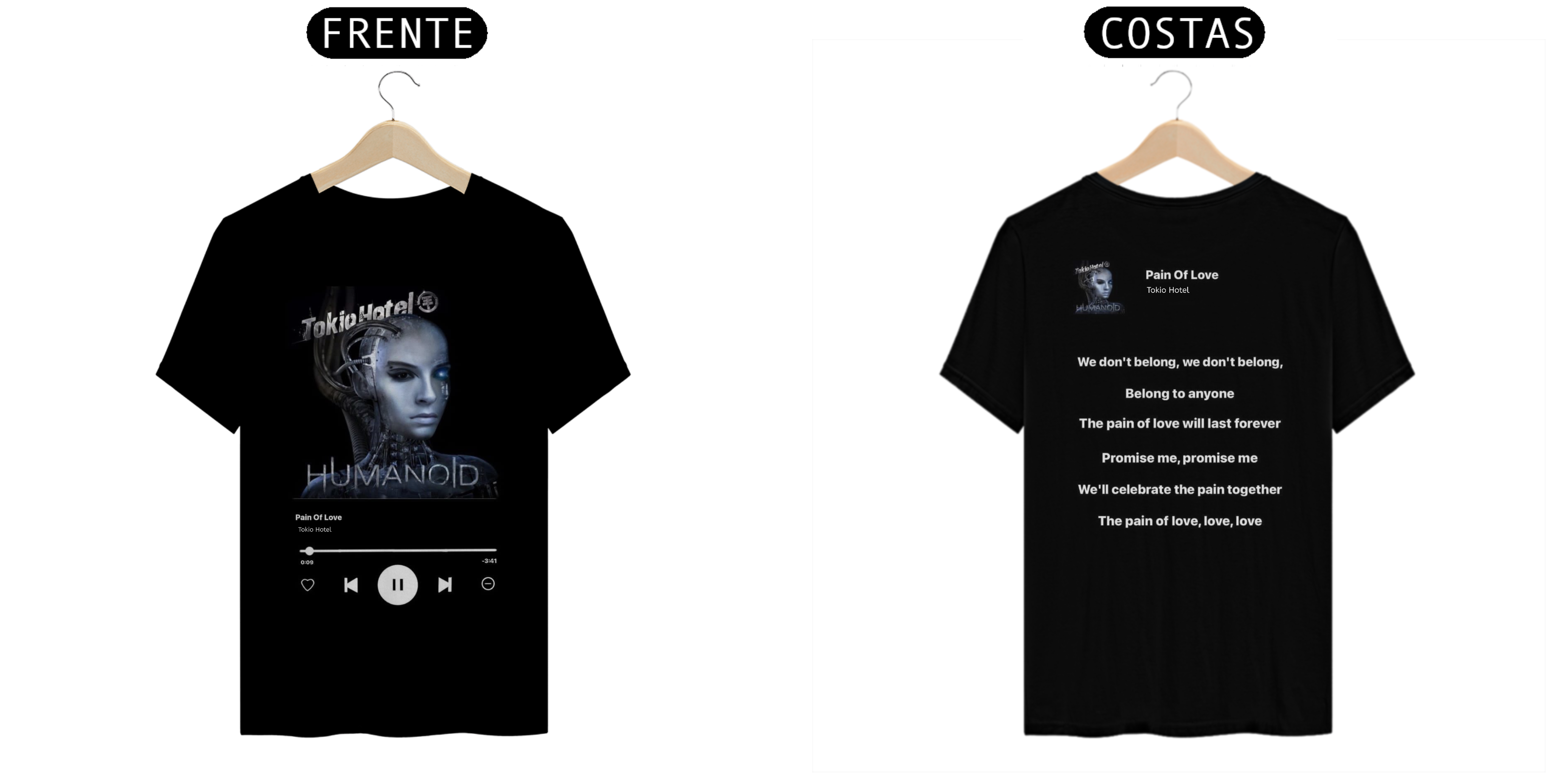 Nome do produto  Camiseta Tokio Hotel