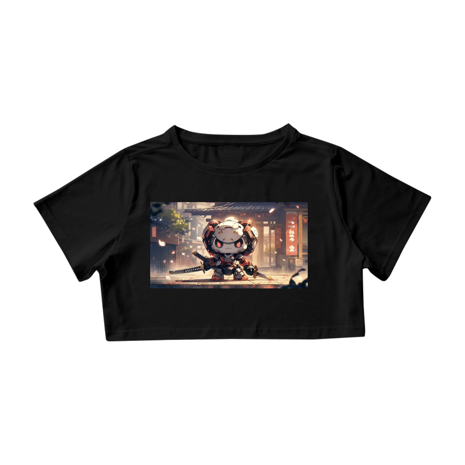 Nome do produto  cropped estampada