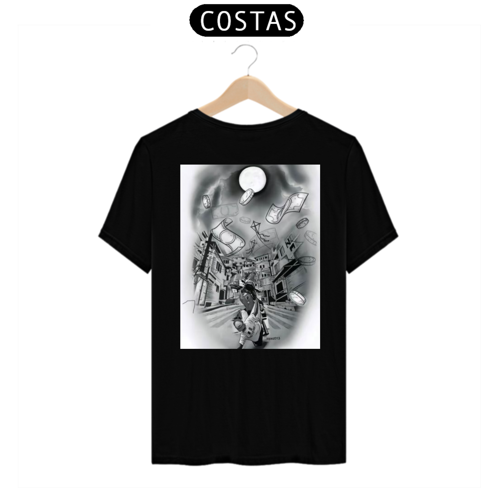 Nome do produto  camiseta basica estampada