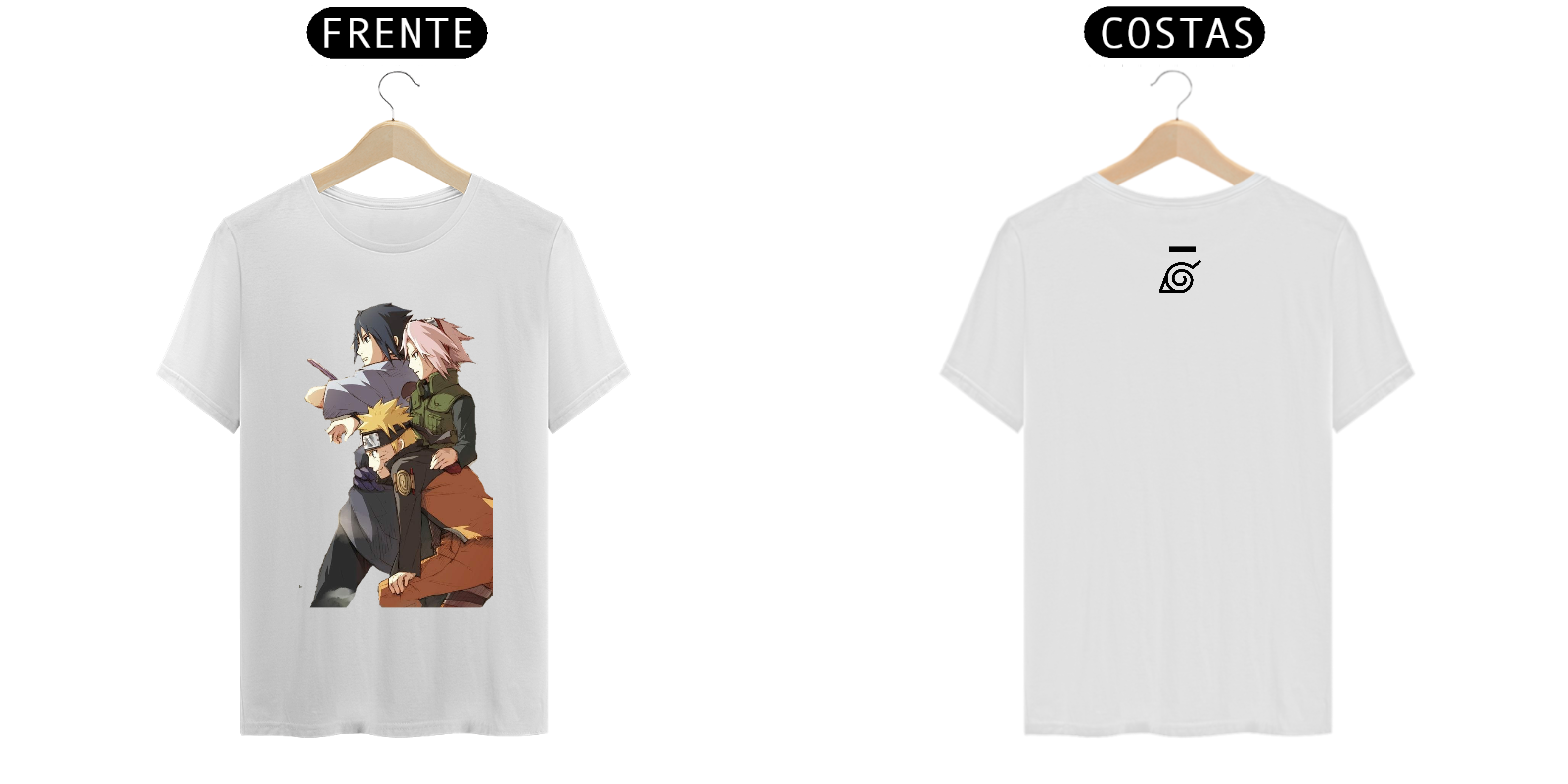 Nome do produto  T-SHIRT COLEÇÃO NARUTO