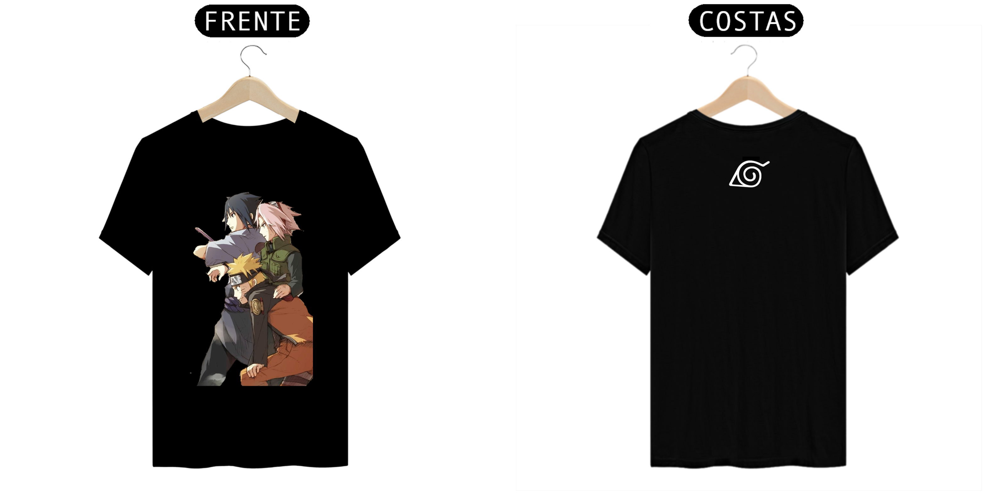 Nome do produto  T-SHIRT COLEÇÃO NARUTO