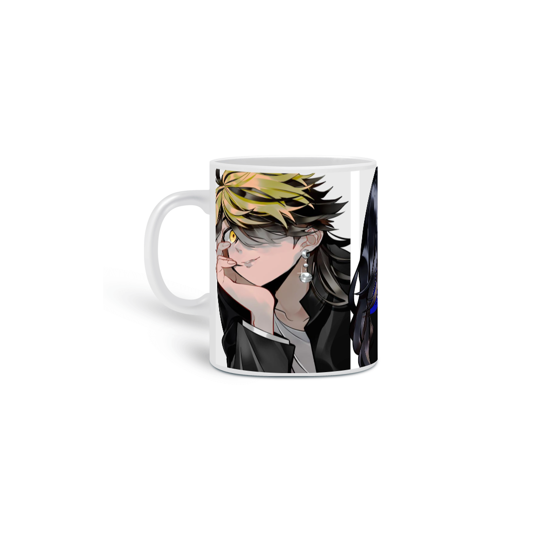 Nome do produto: Caneca branca personalizada - Tokyo Revengers - Baji - Kazutora - Chifuyu
