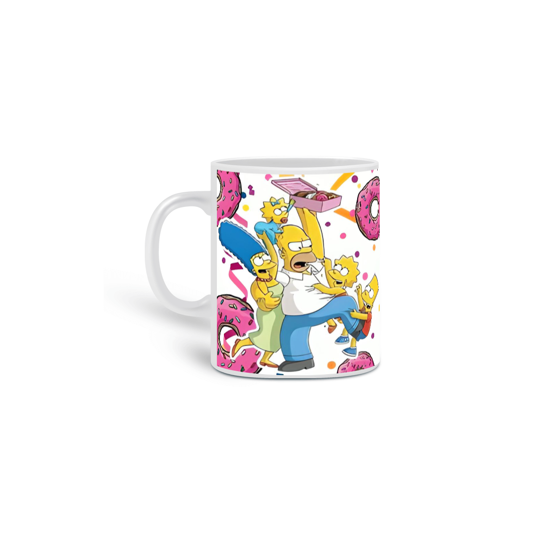 CANECA OS SIMPSONS - ROSQUINHAS
