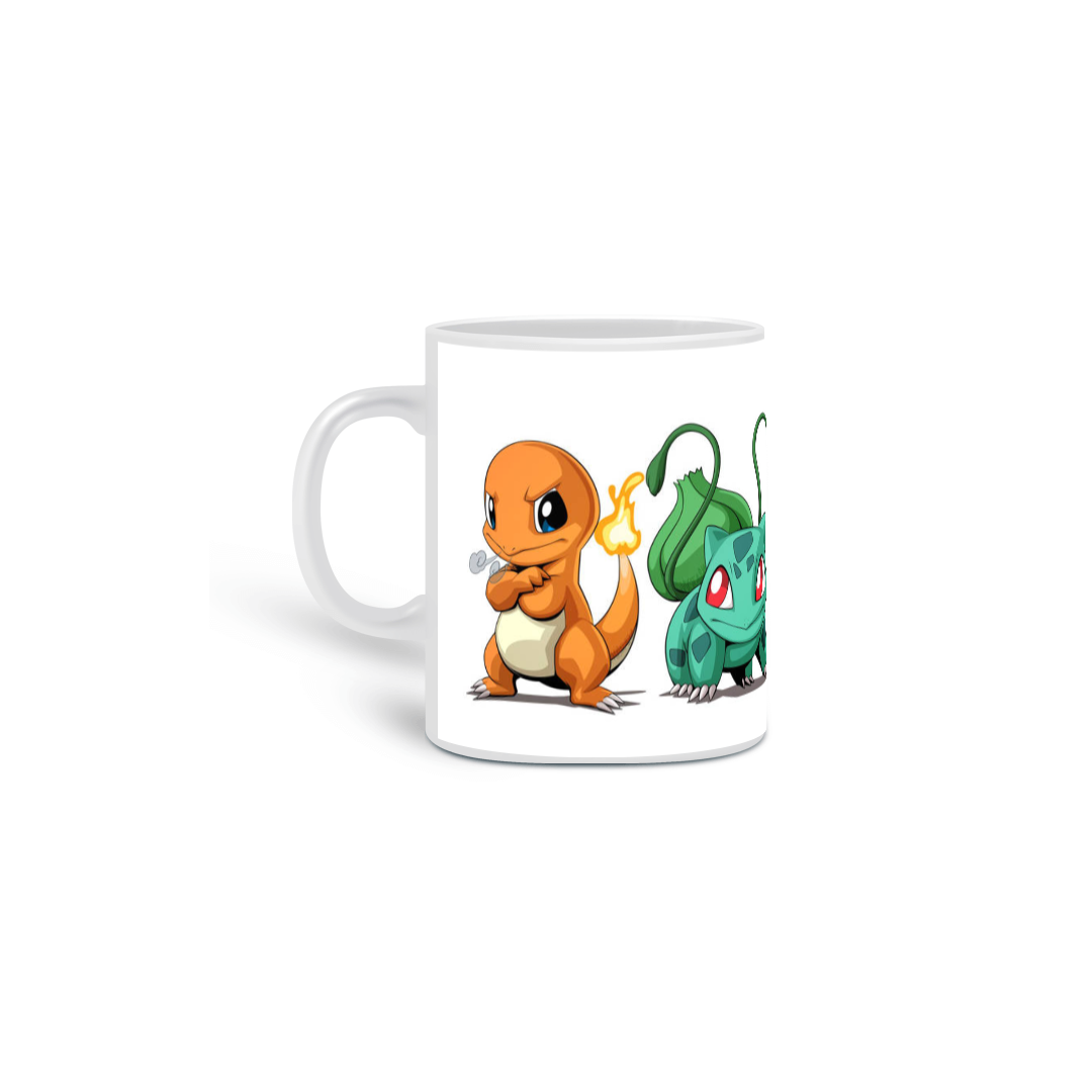 CANECA POKEMON INICIAIS