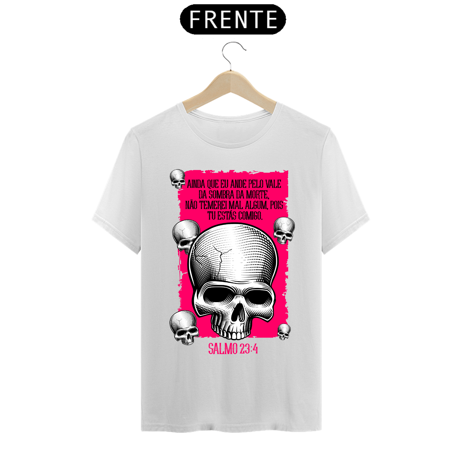 Camiseta masculina básica - Caveira Sl. 23:4