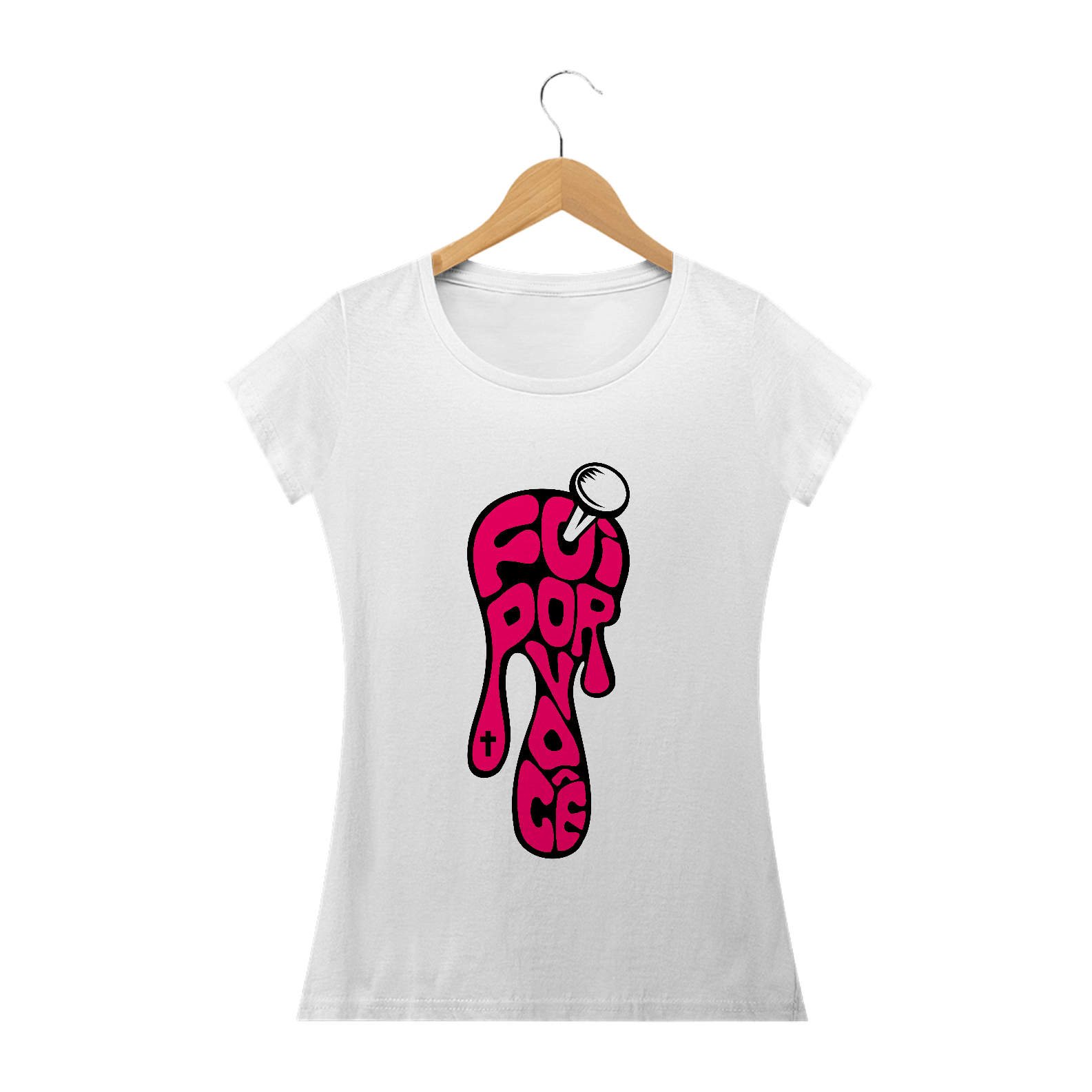 Camiseta feminina básica - foi por você