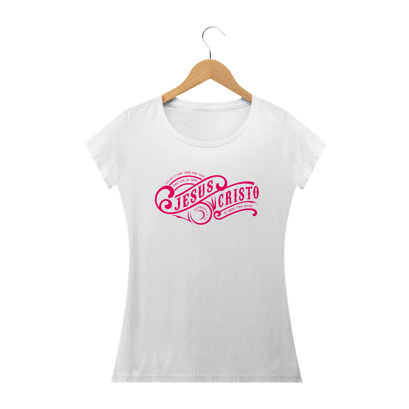 Camiseta feminina básica - Jesus cristo