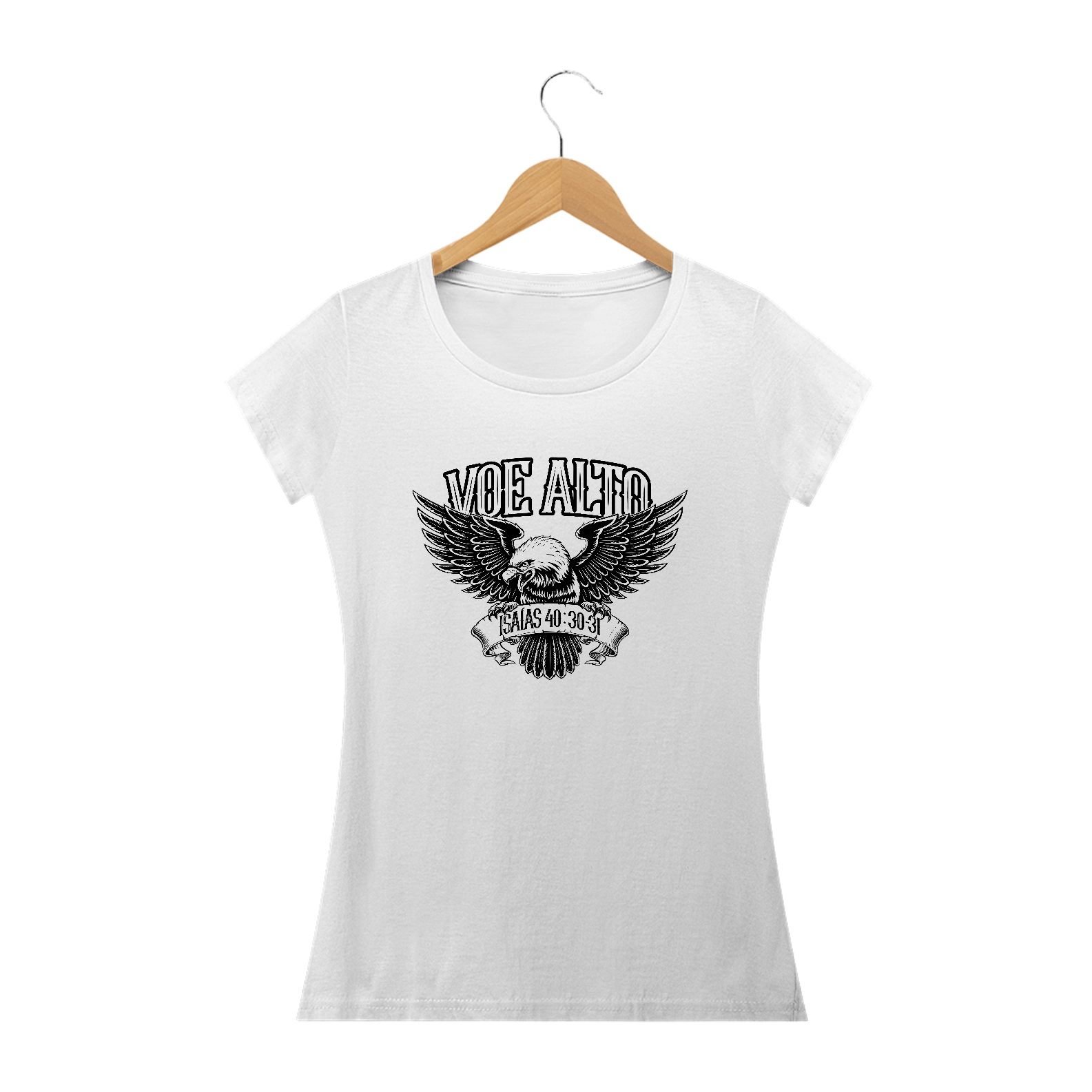 Camiseta feminina básica - Voe alto