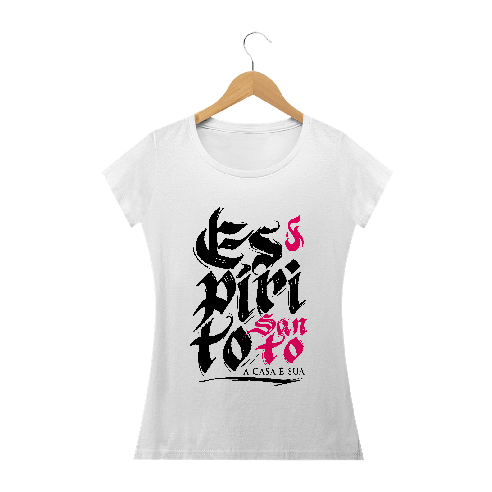 Camiseta feminina básica - Espírito santo