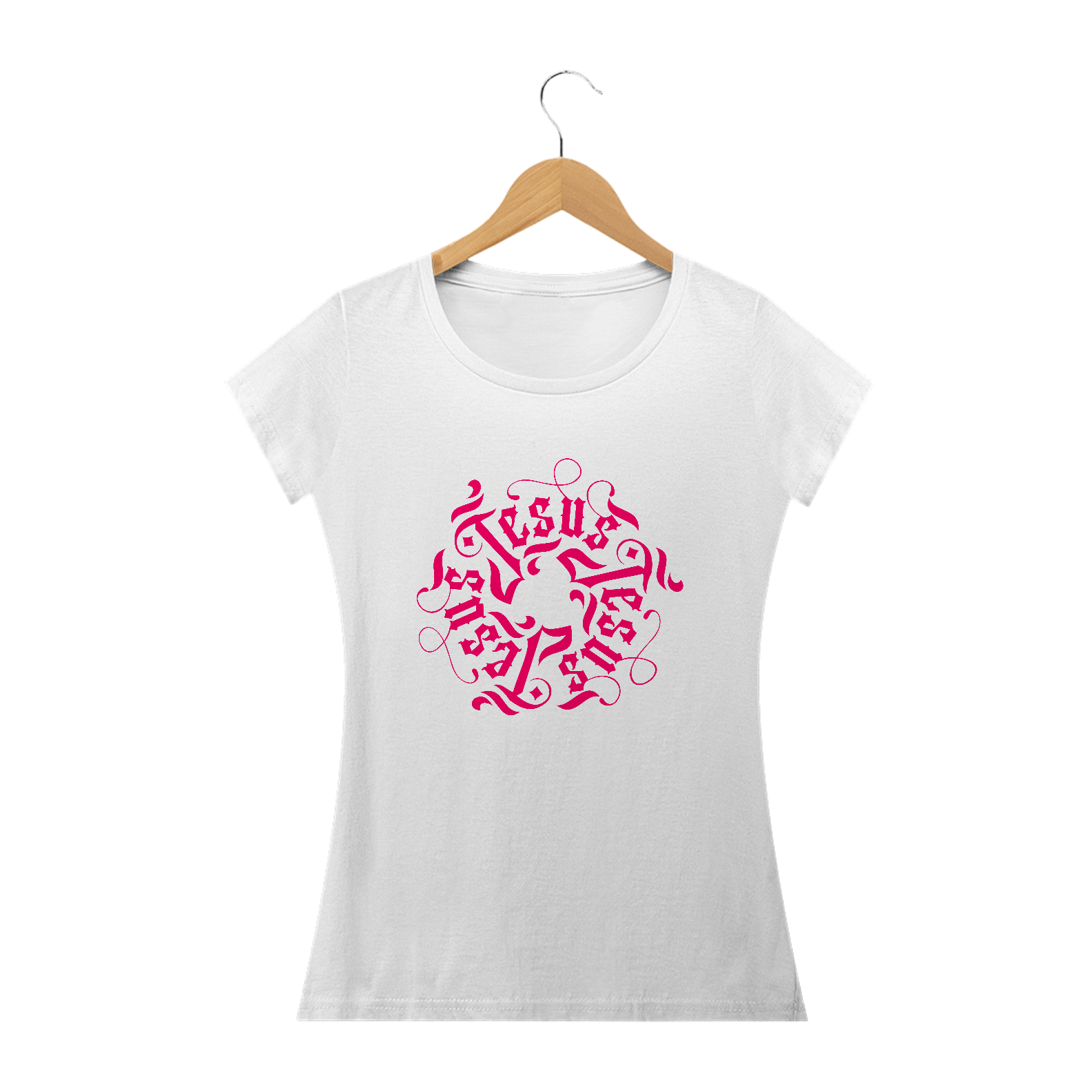 Camiseta feminina básica - Jesus