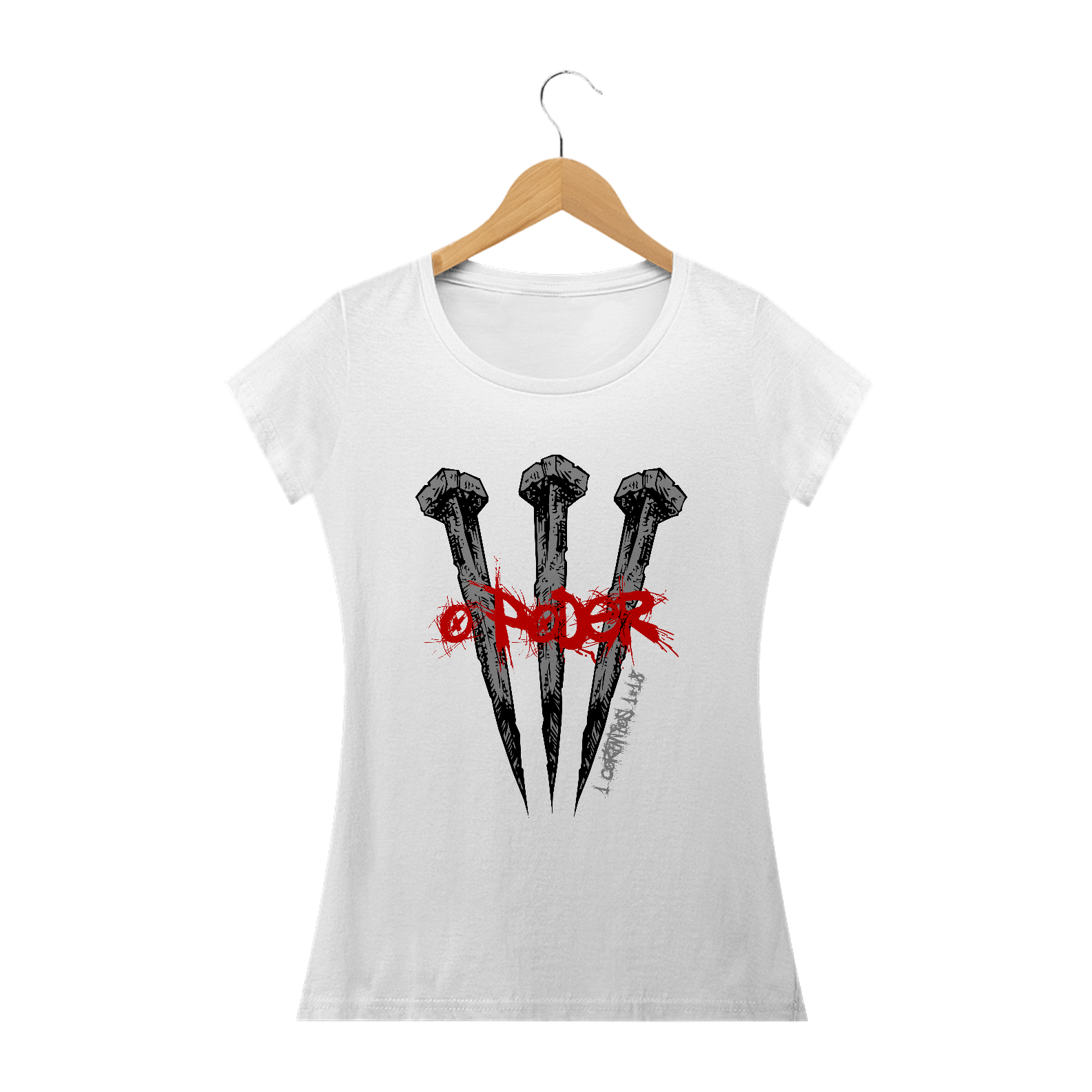 Camiseta feminina básica - O poder