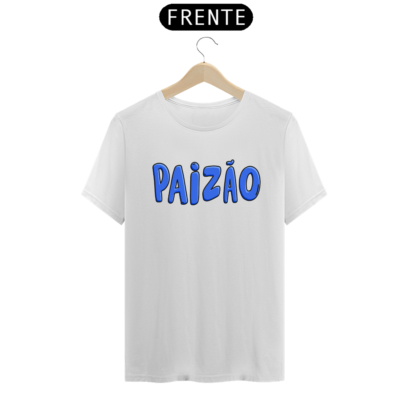 Camiseta masculina básica - dia dos pais - paizão - arte azul