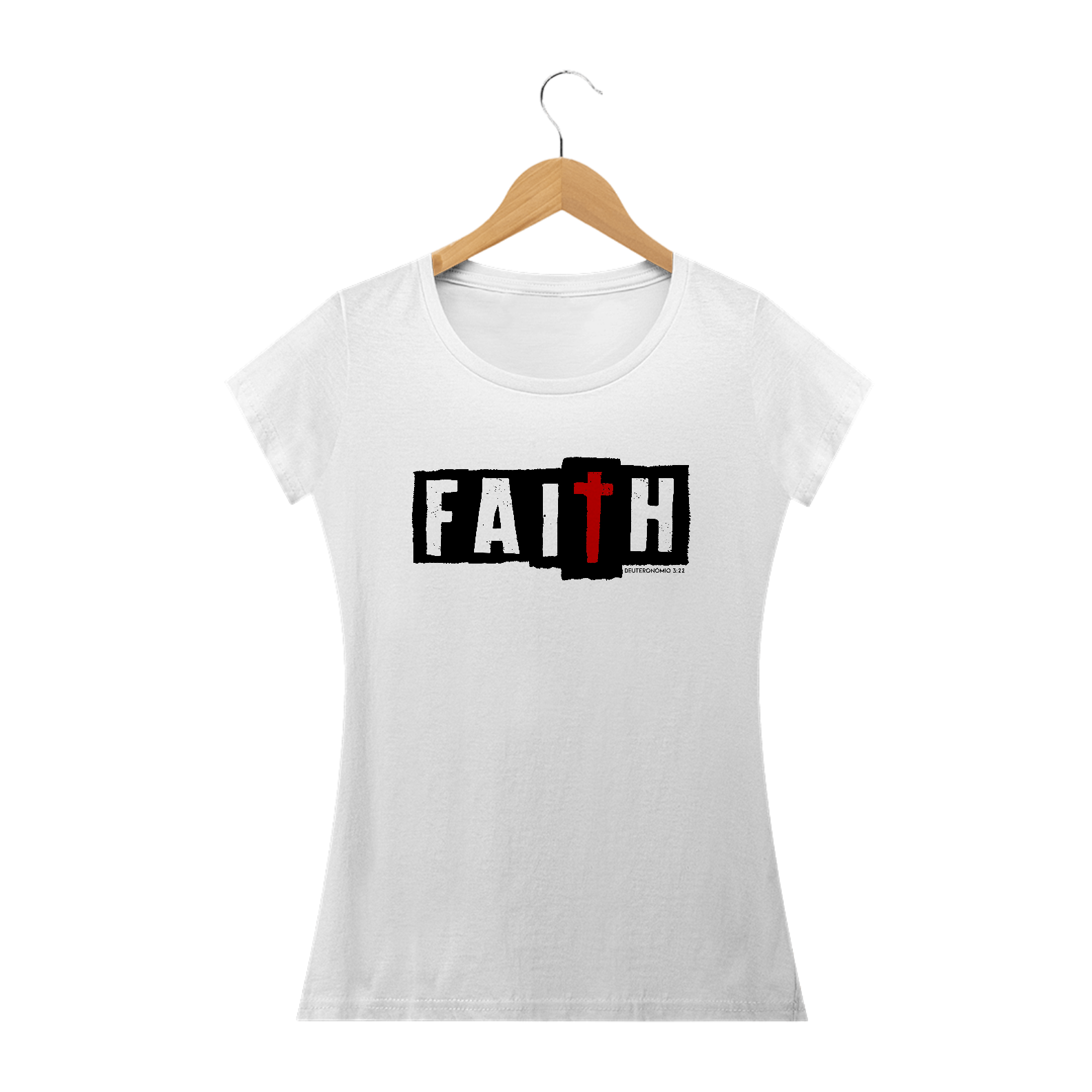 Camiseta feminina básica - Faith