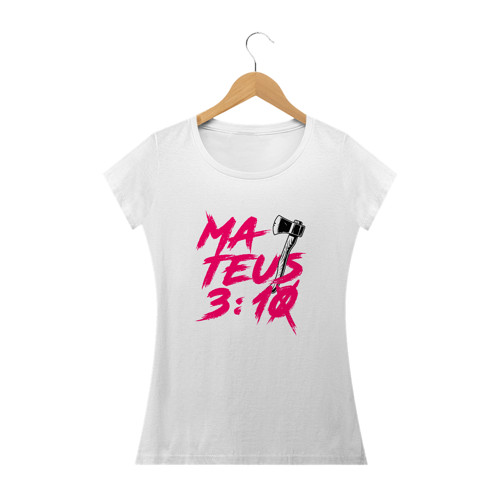 Camiseta feminina básica - Mateus 3:10
