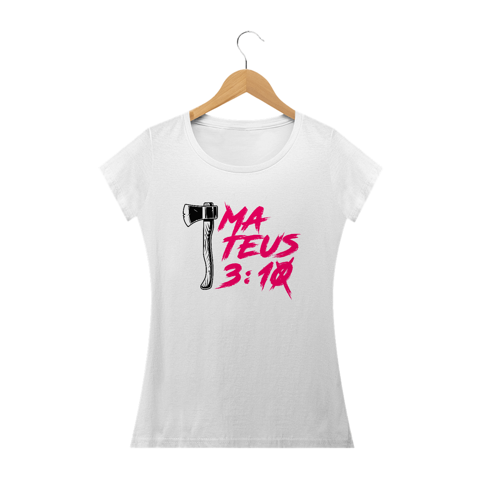Camiseta feminina básica - Mateus 3:10
