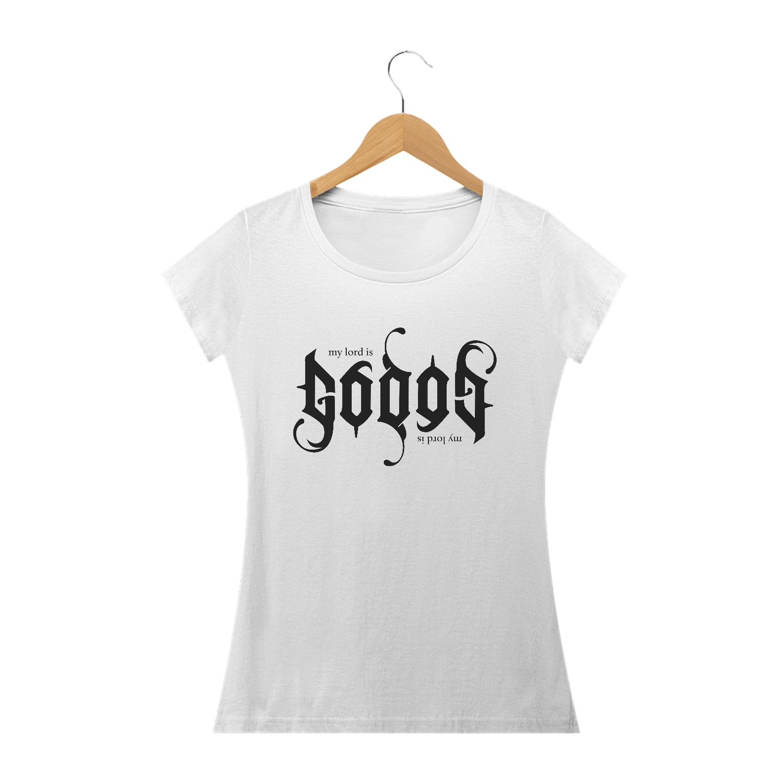 Camiseta feminina básica - The lord is good