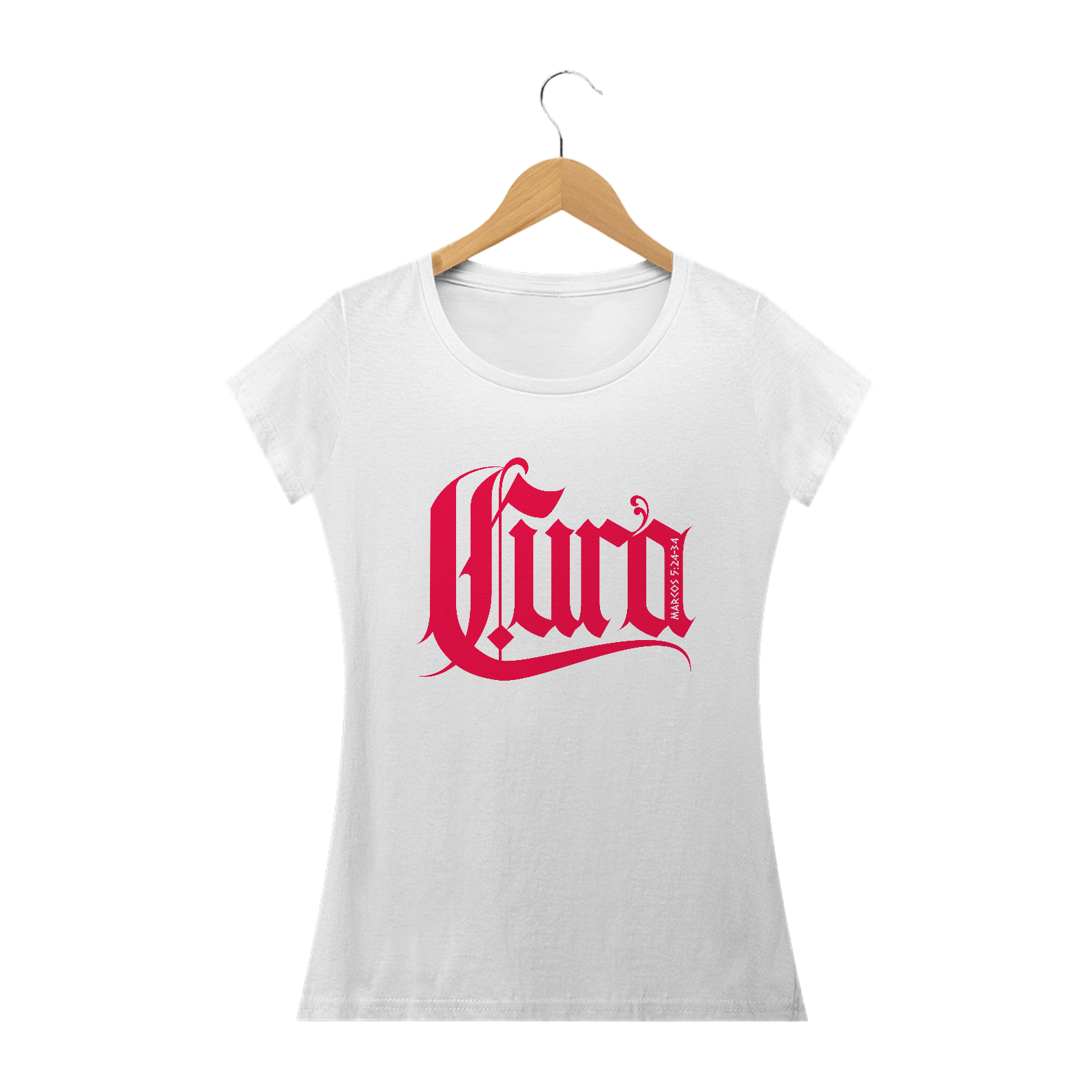 Camiseta feminina básica - Cura