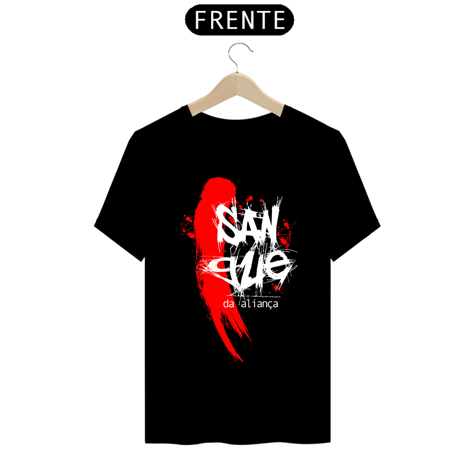 Camiseta masculina básica - Sangue da aliança 