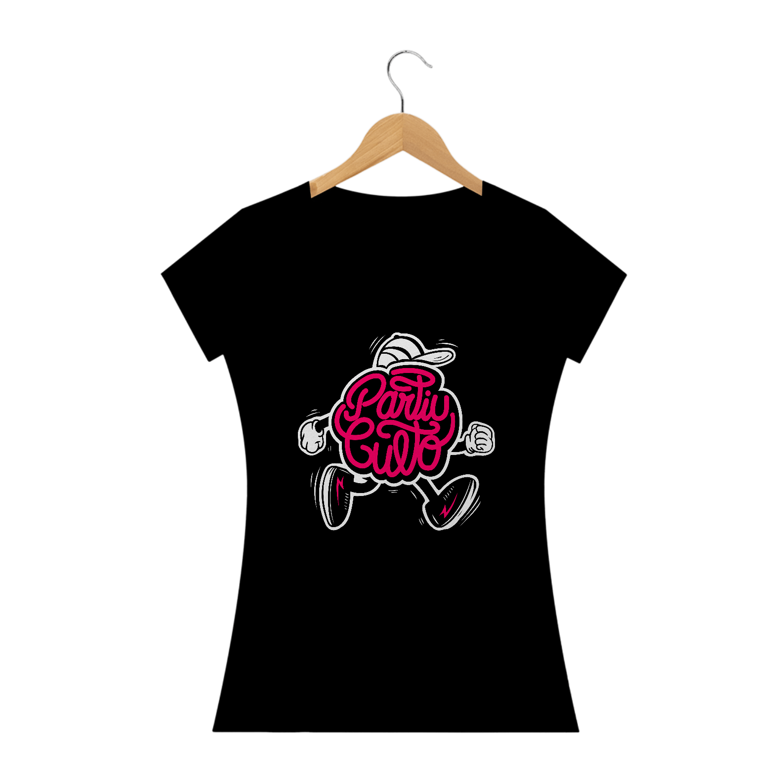 Camiseta feminina básica - Partiu culto