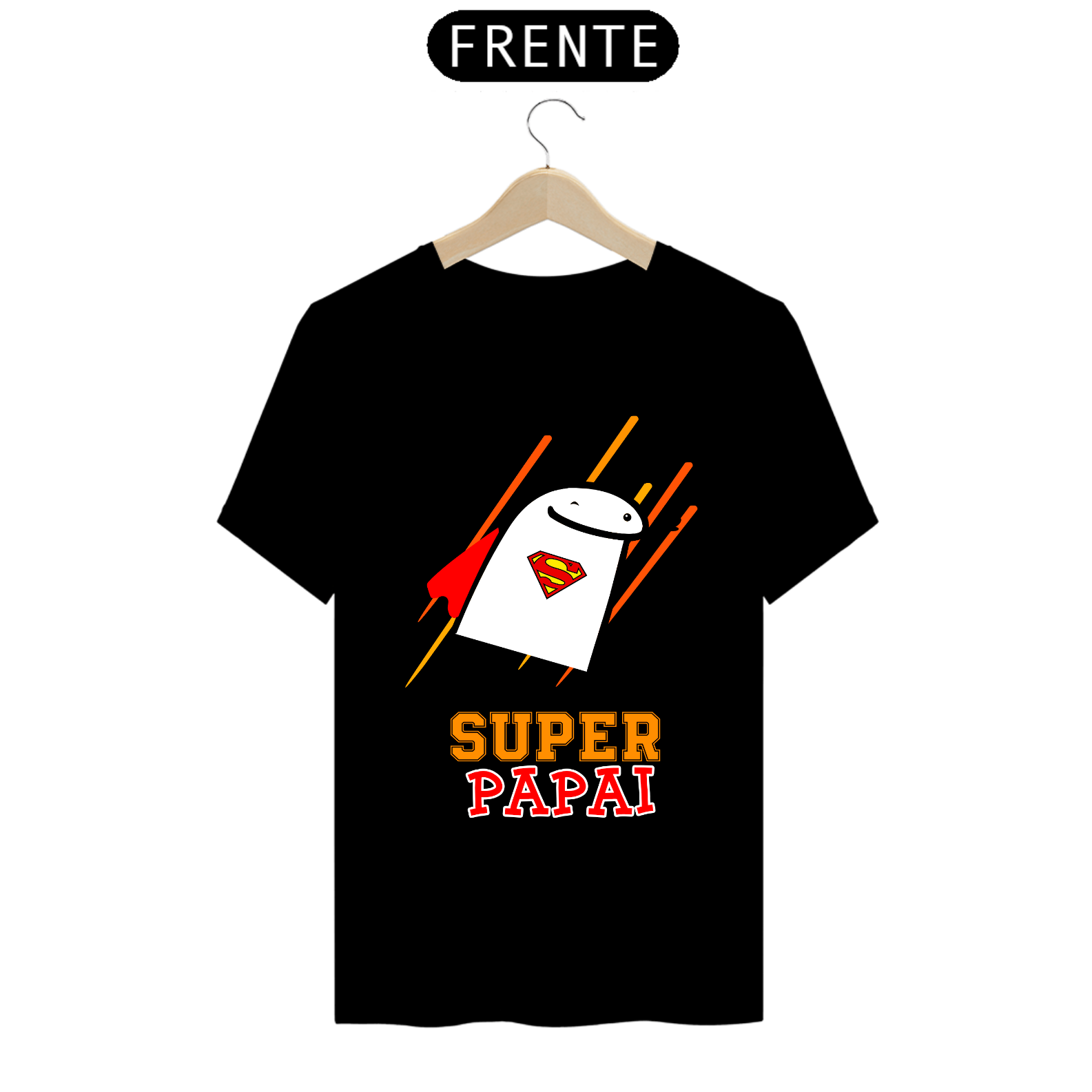 Camiseta masculina básica - flork dia dos pais - super pai
