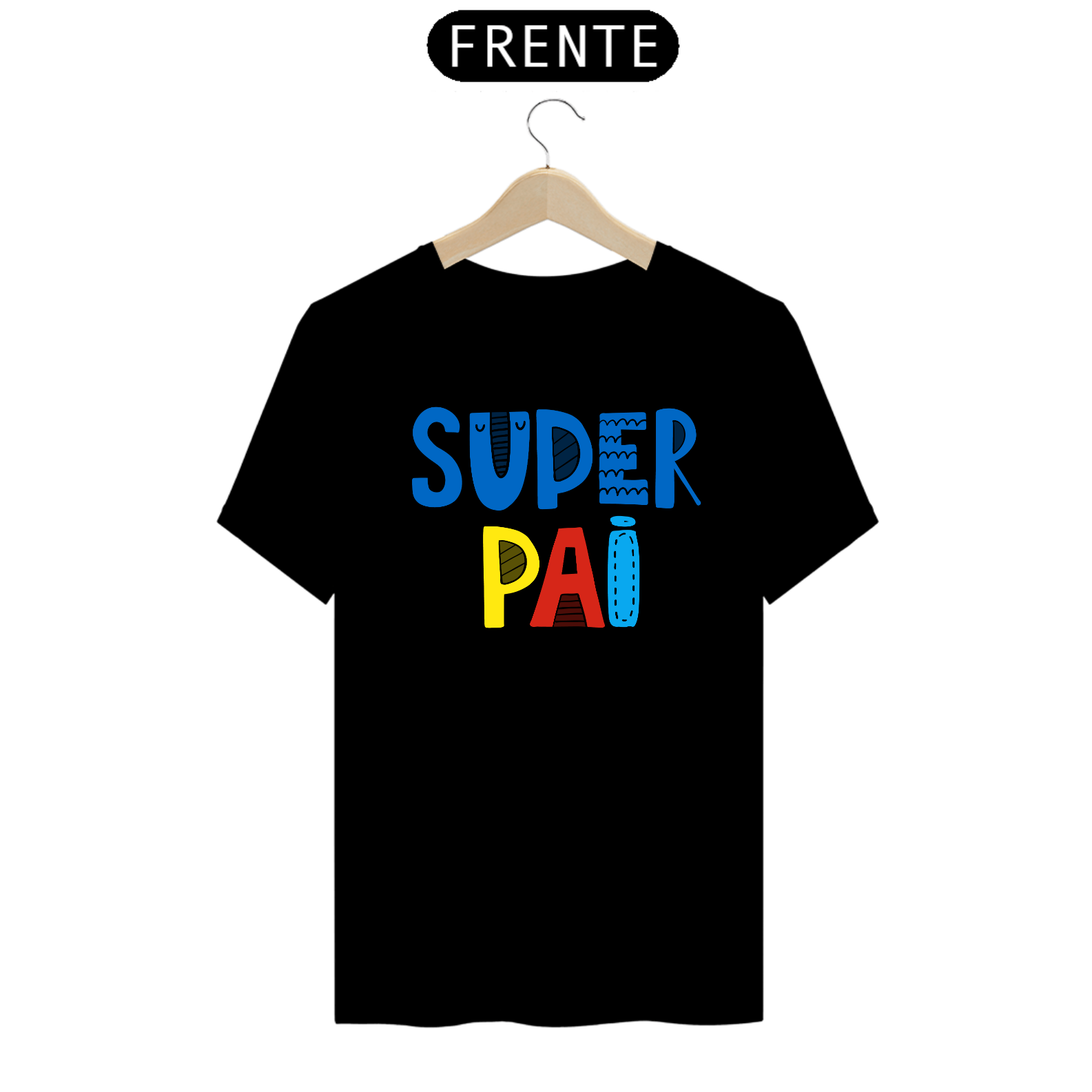 Camiseta masculina básica - dia dos pais - super pai