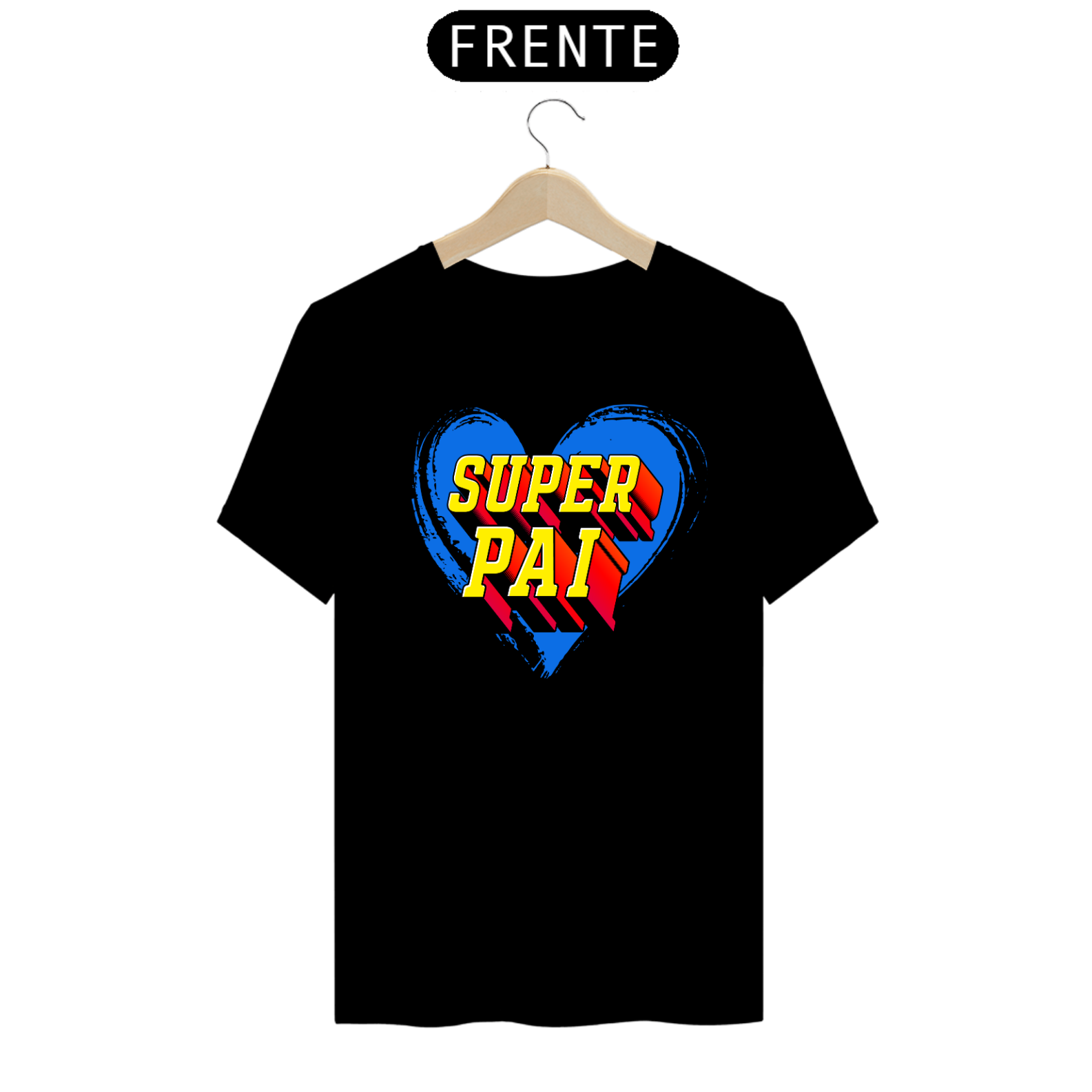 Camiseta masculina básica - dia dos pais - super pai
