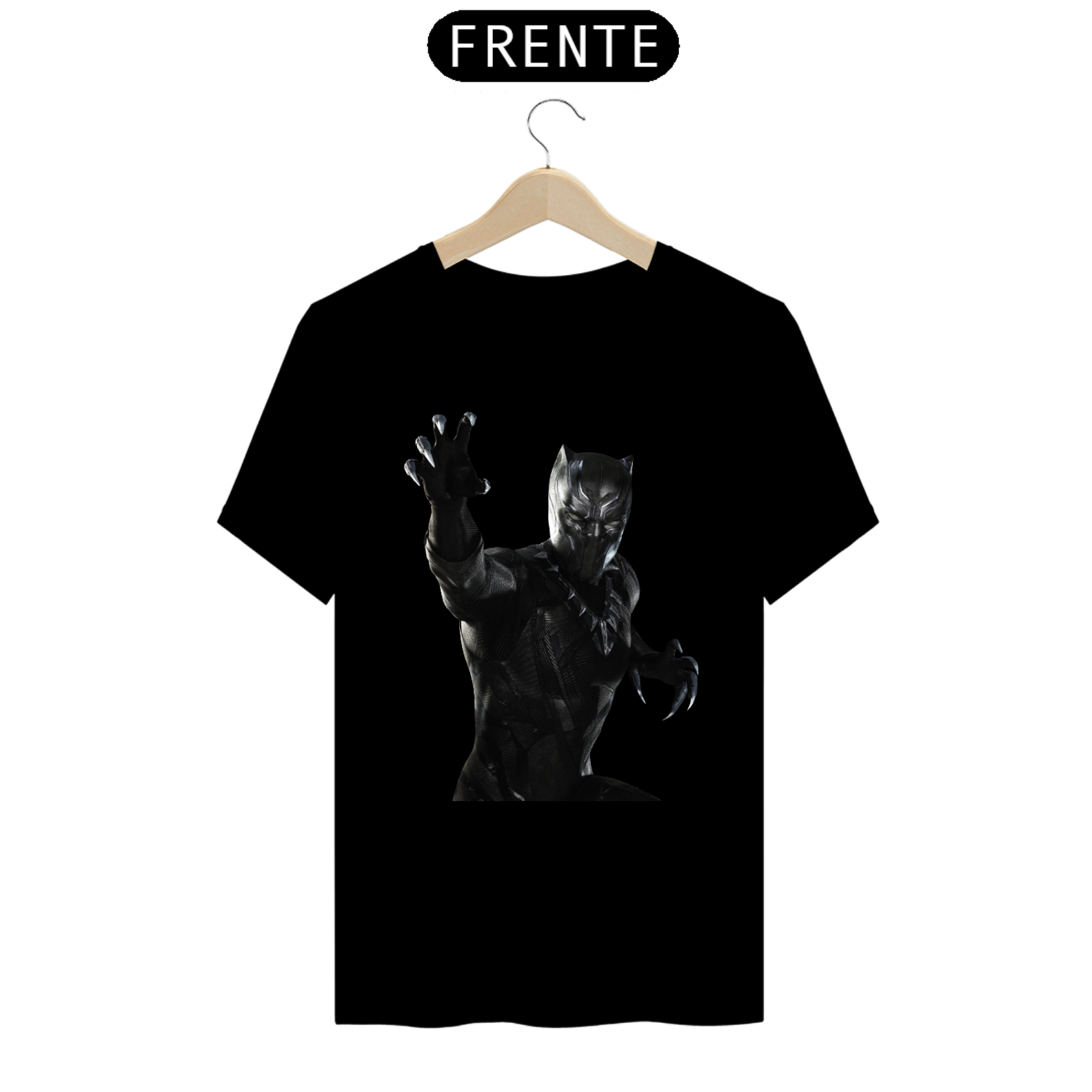 Camiseta masculina básica - pantera negra