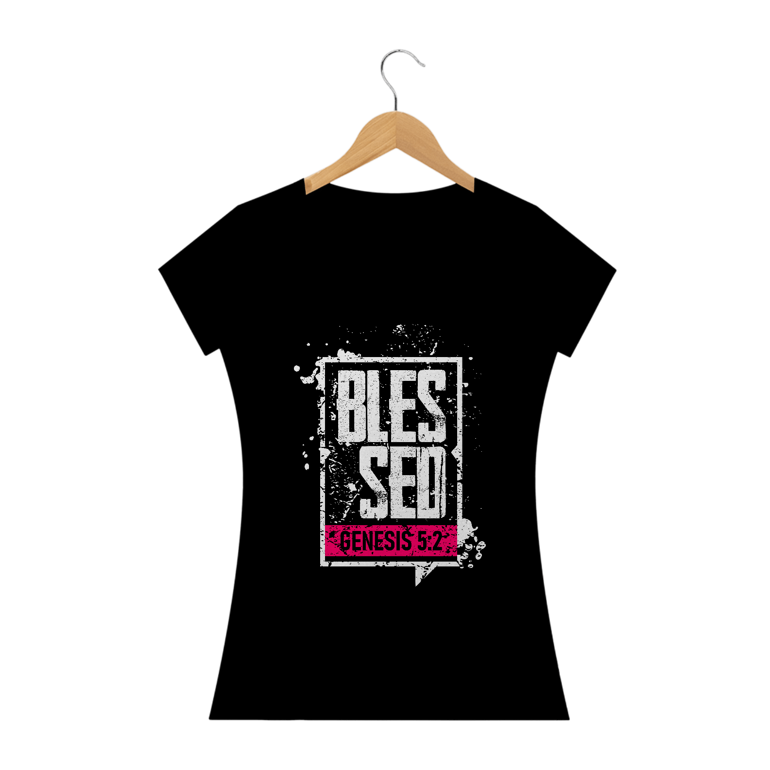Camiseta feminina básica - Blessed