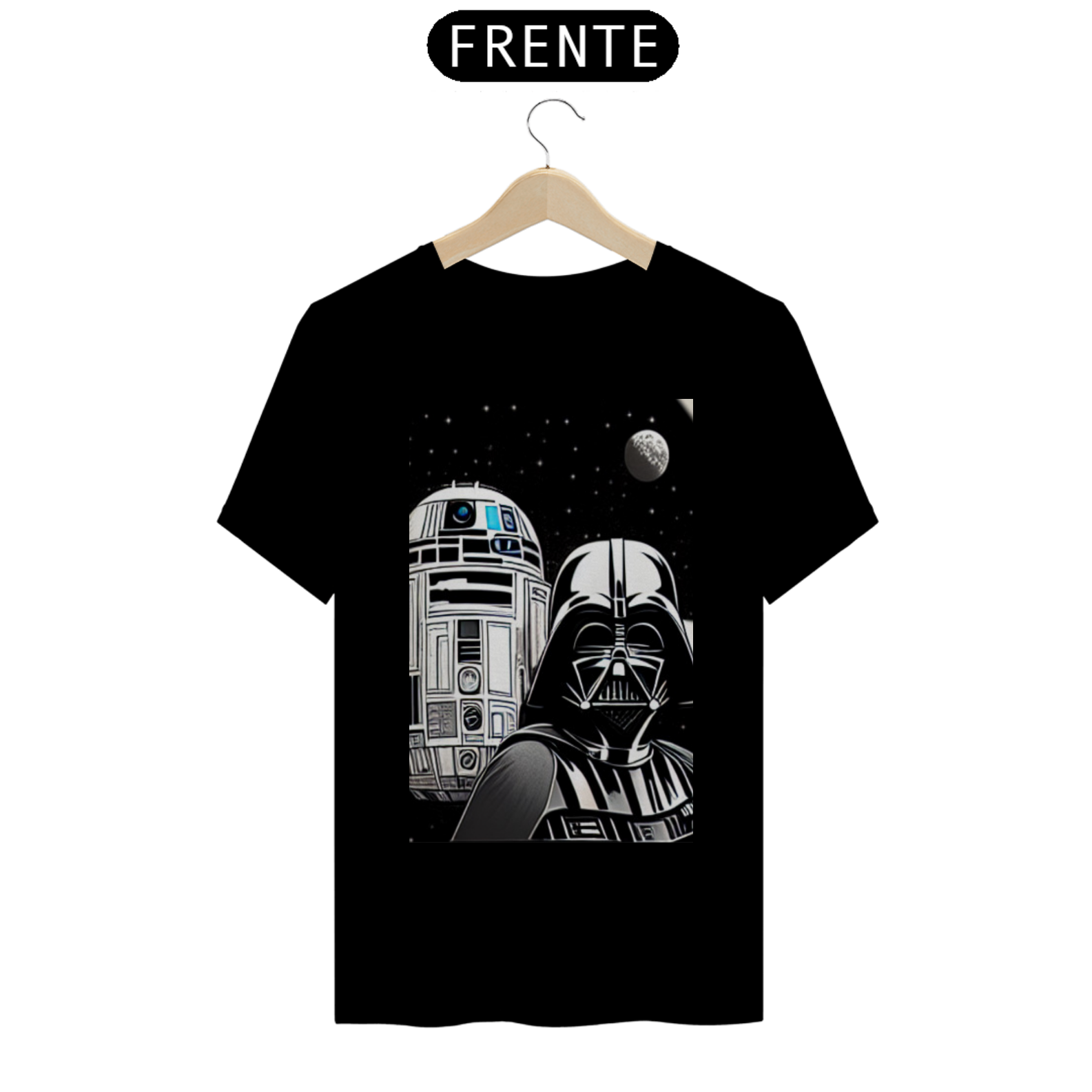 Nome do produto: Camisa de Star Wars Darth Vader