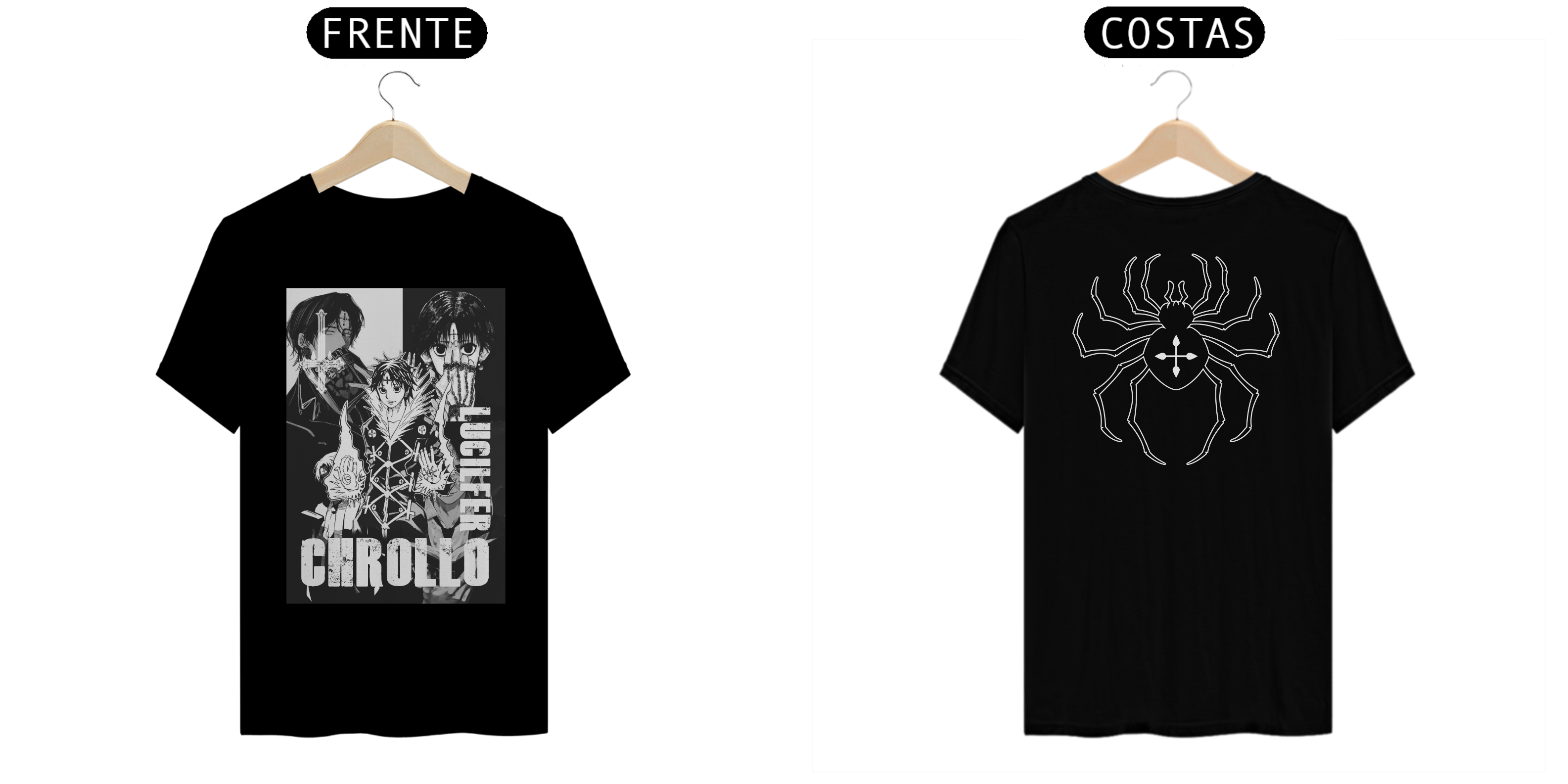 Nome do produto  Camisa Chrollo Lucilfer HxH