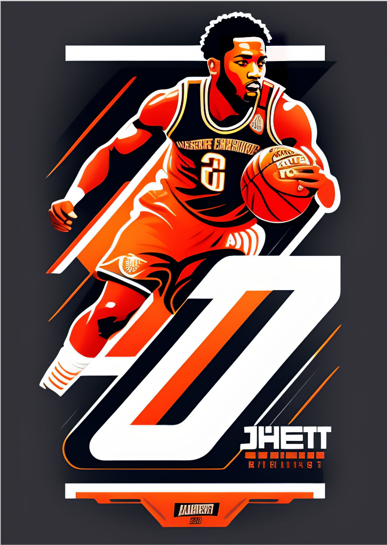 Nome do produto  Poster Basquete