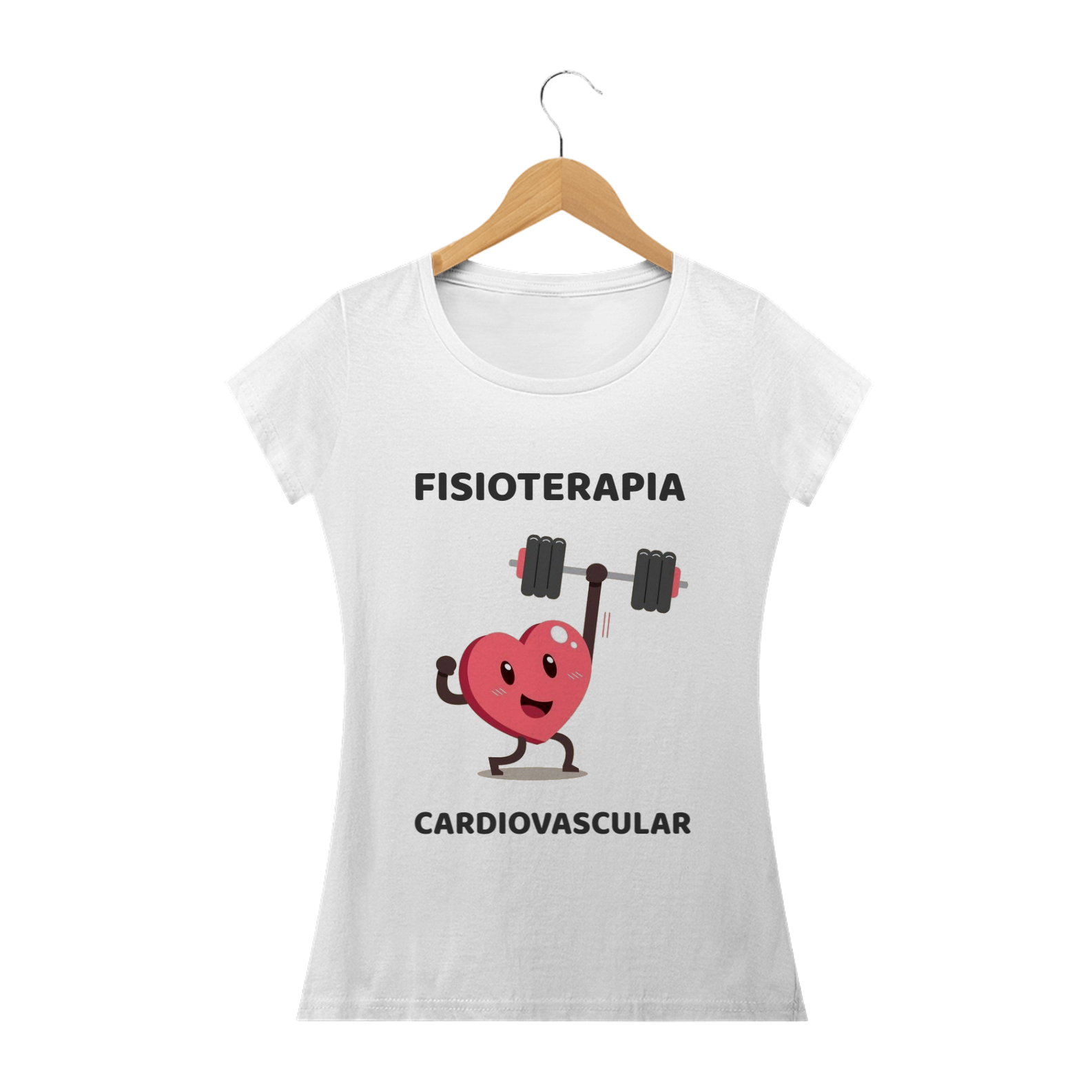 Camiseta Feminina Fisioterapia Cardiovascular