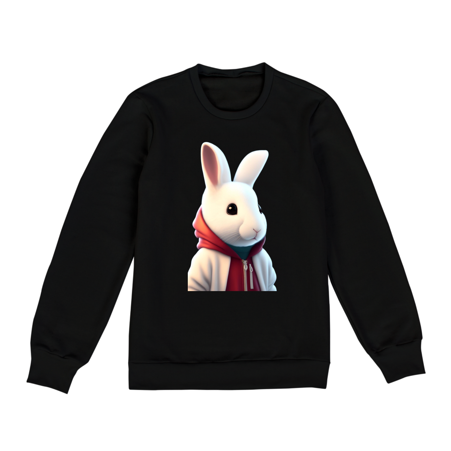 Nome do produto  Moletom Fechado Coelho Unissex