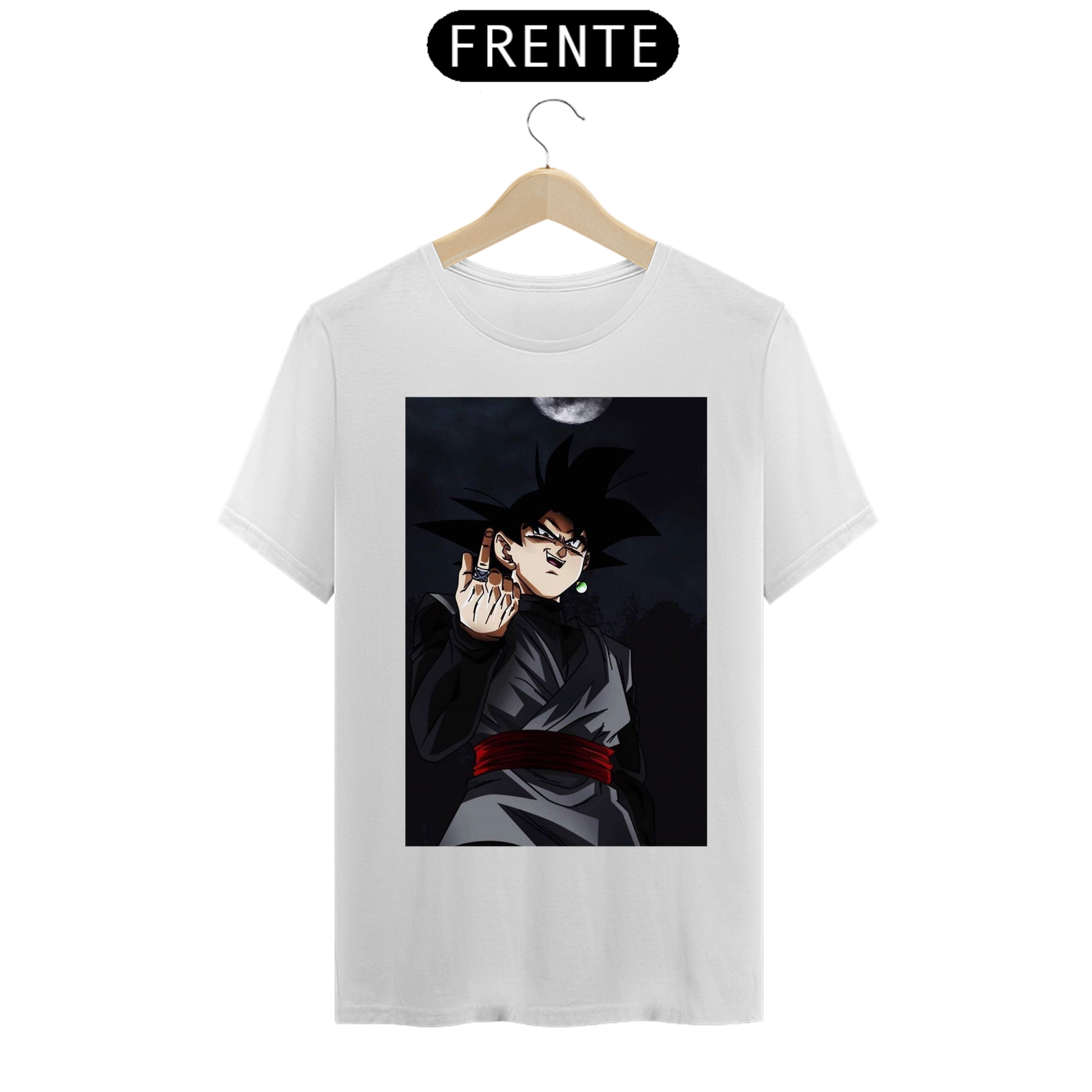 Camiseta masculina Goku Black 