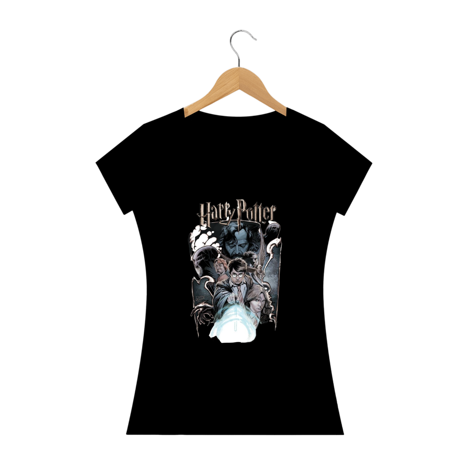 Camiseta feminina Harry Potter 