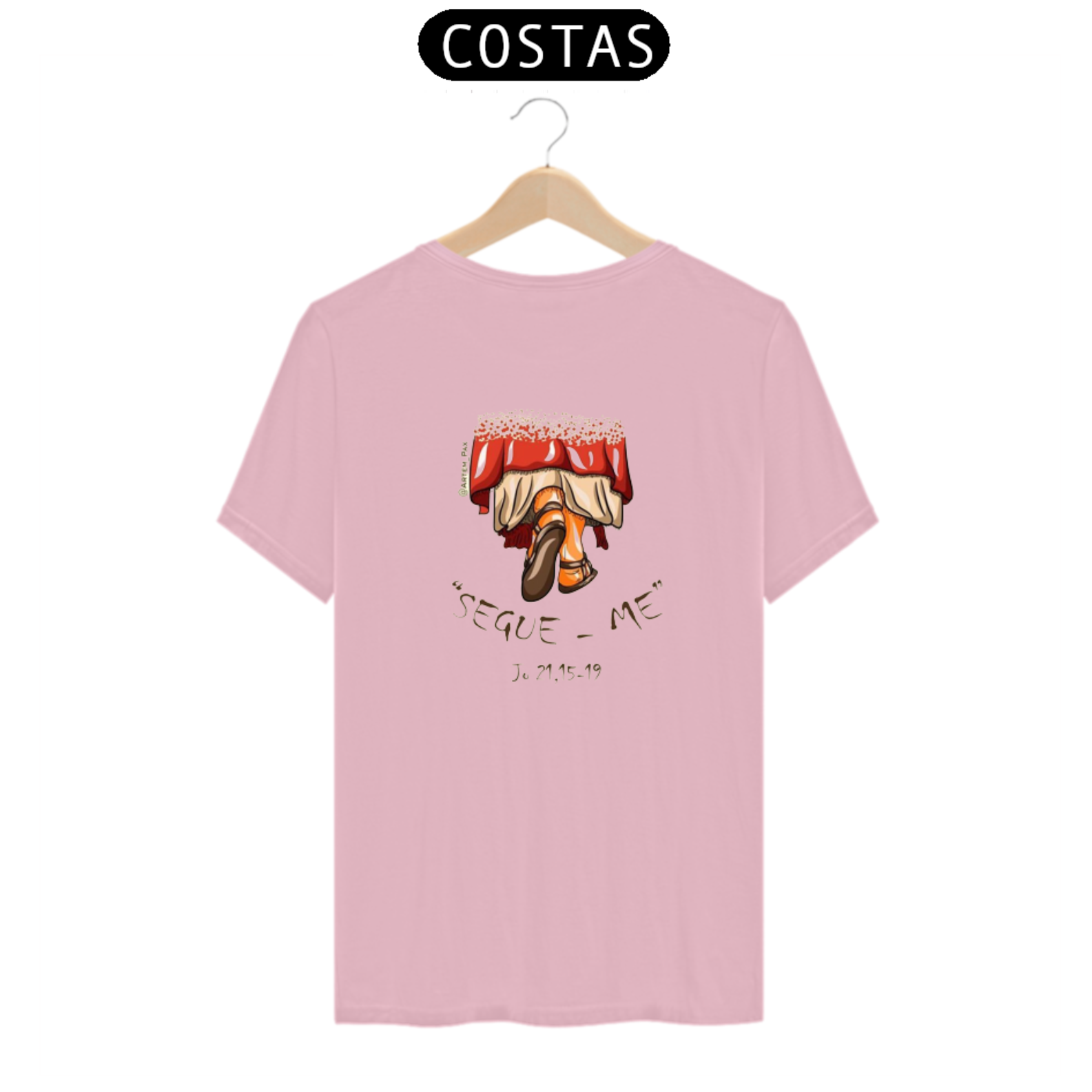 camisa siga-me rosa