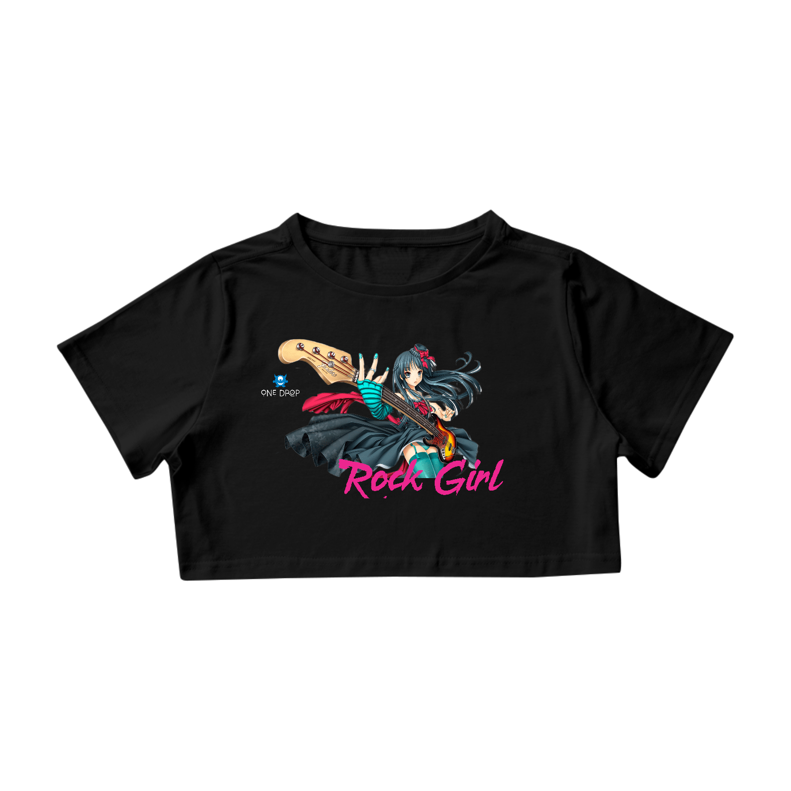 Nome do produto: Cropped Rock Girl