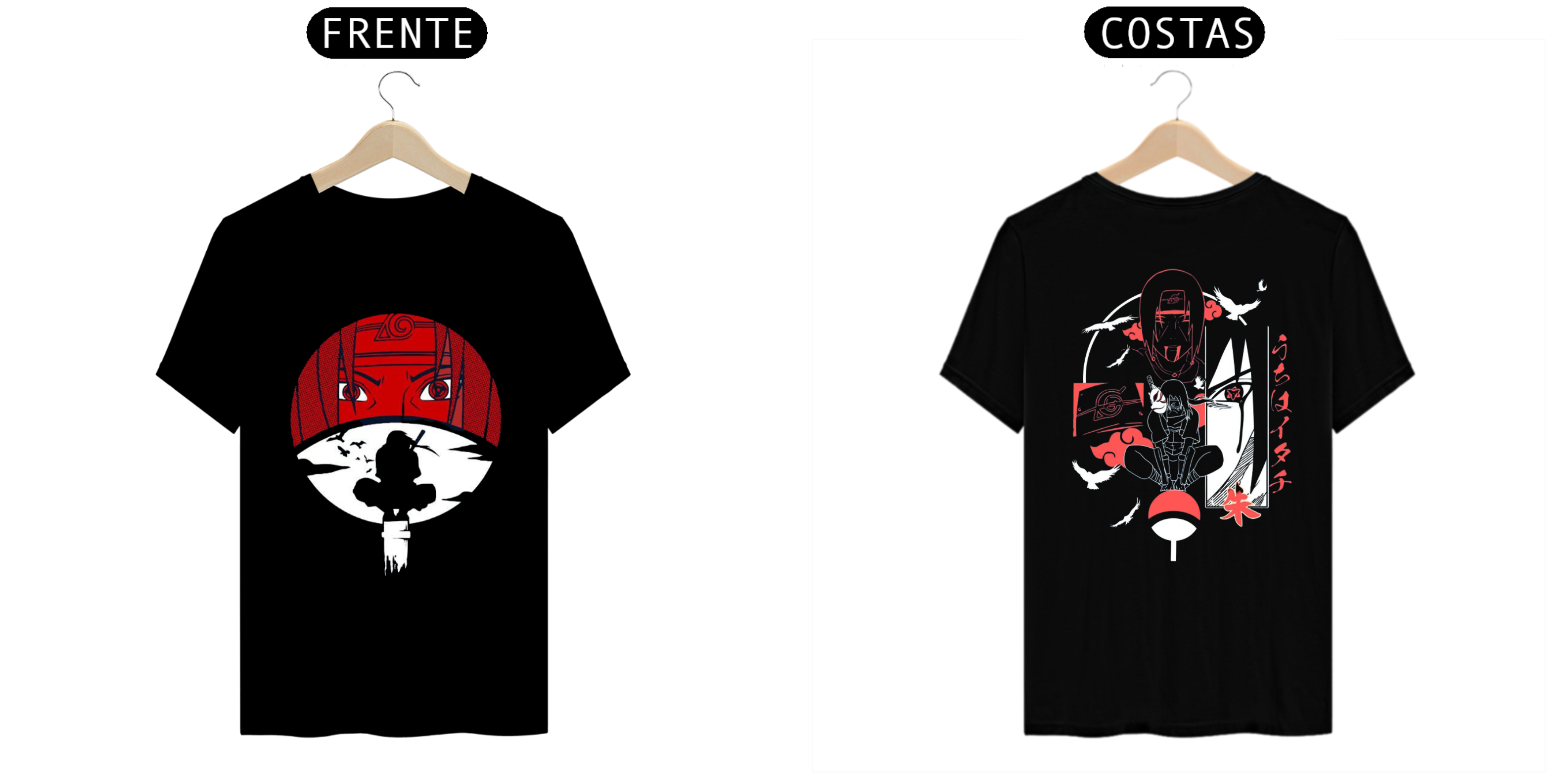 Nome do produto  Camisa do Itachi/Sasuke