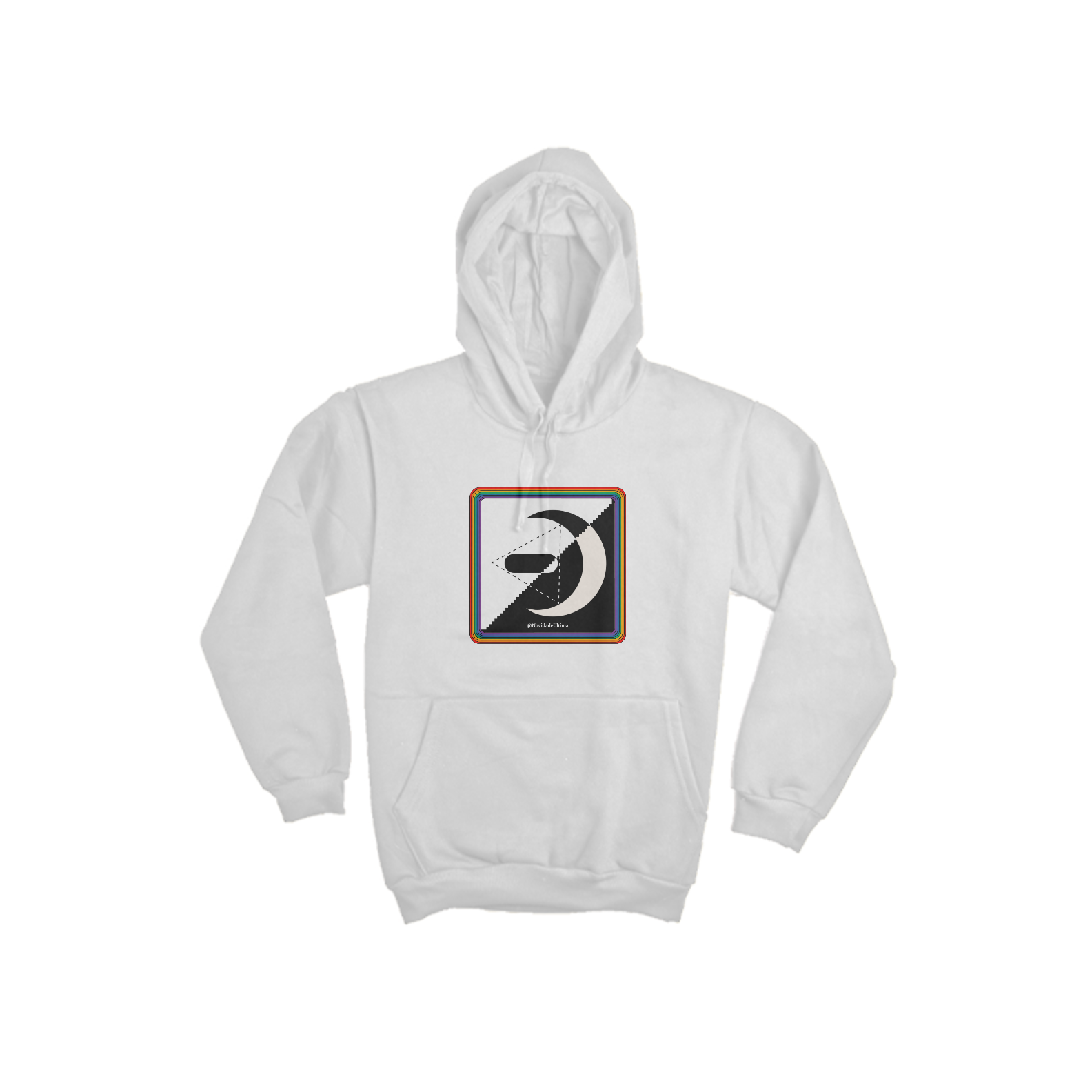 Nome do produto  NU1(CM/V) - Casacão Moletom, estampa versátil