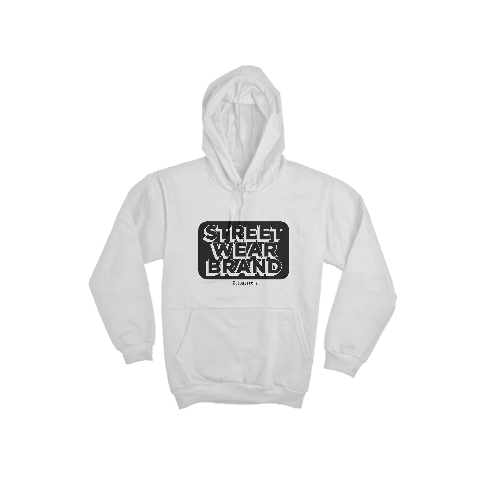 Moletom Canguru (branco ou cinza) | StreetWear Urbano