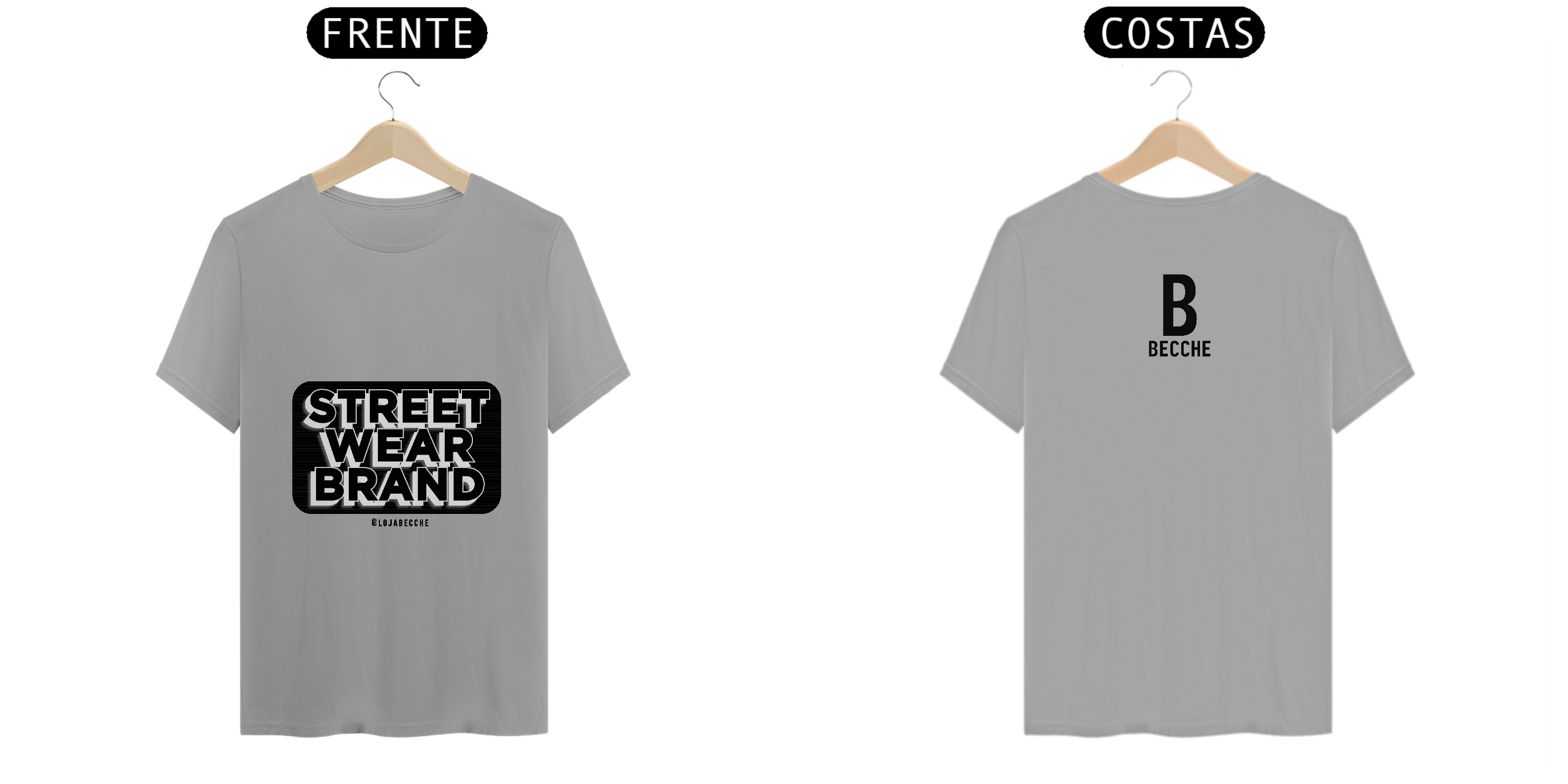 Camiseta | StreetWear Urbana (frente & verso)