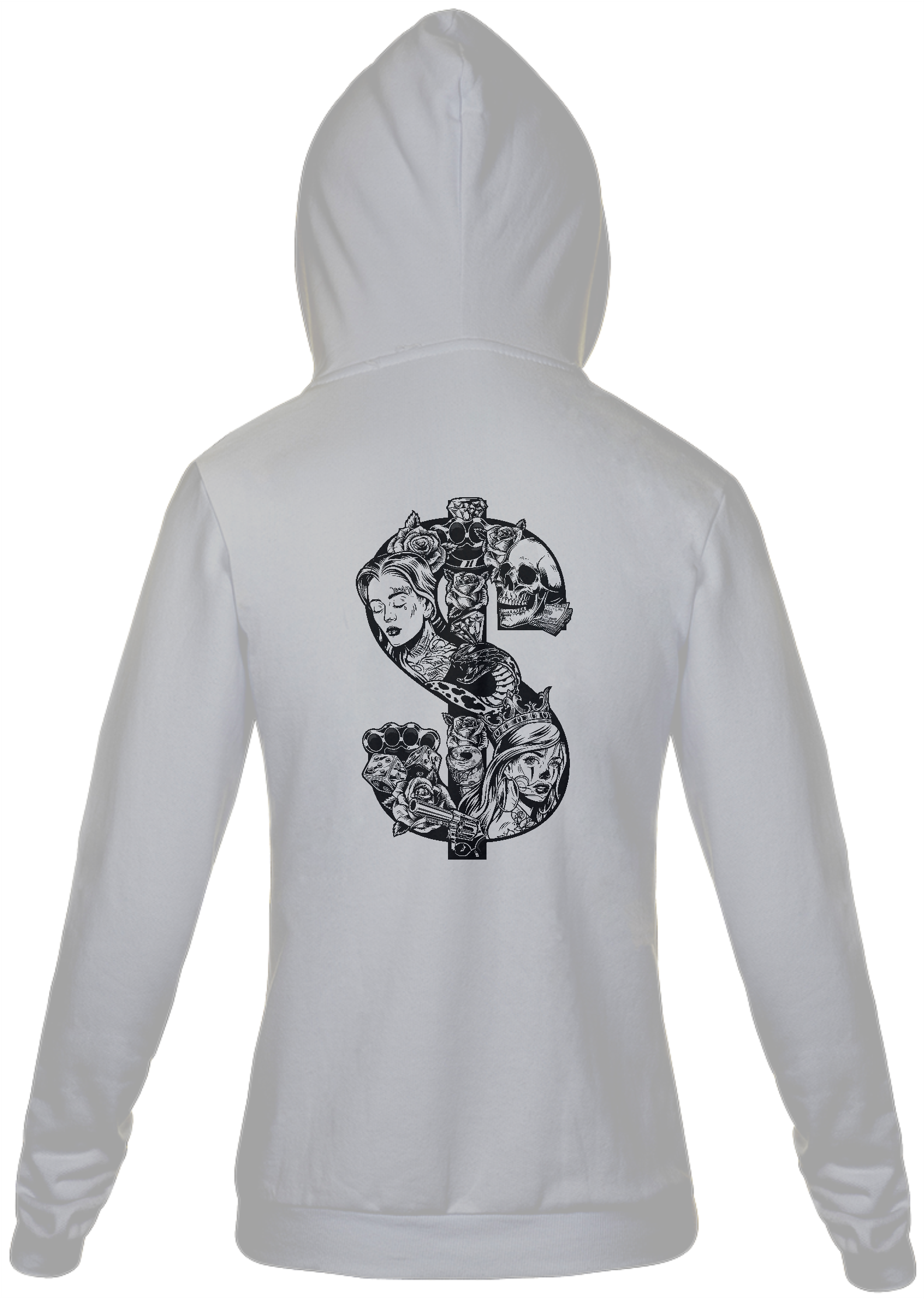 $aliente (moletom c/ziper cinza ou branco | unissex)