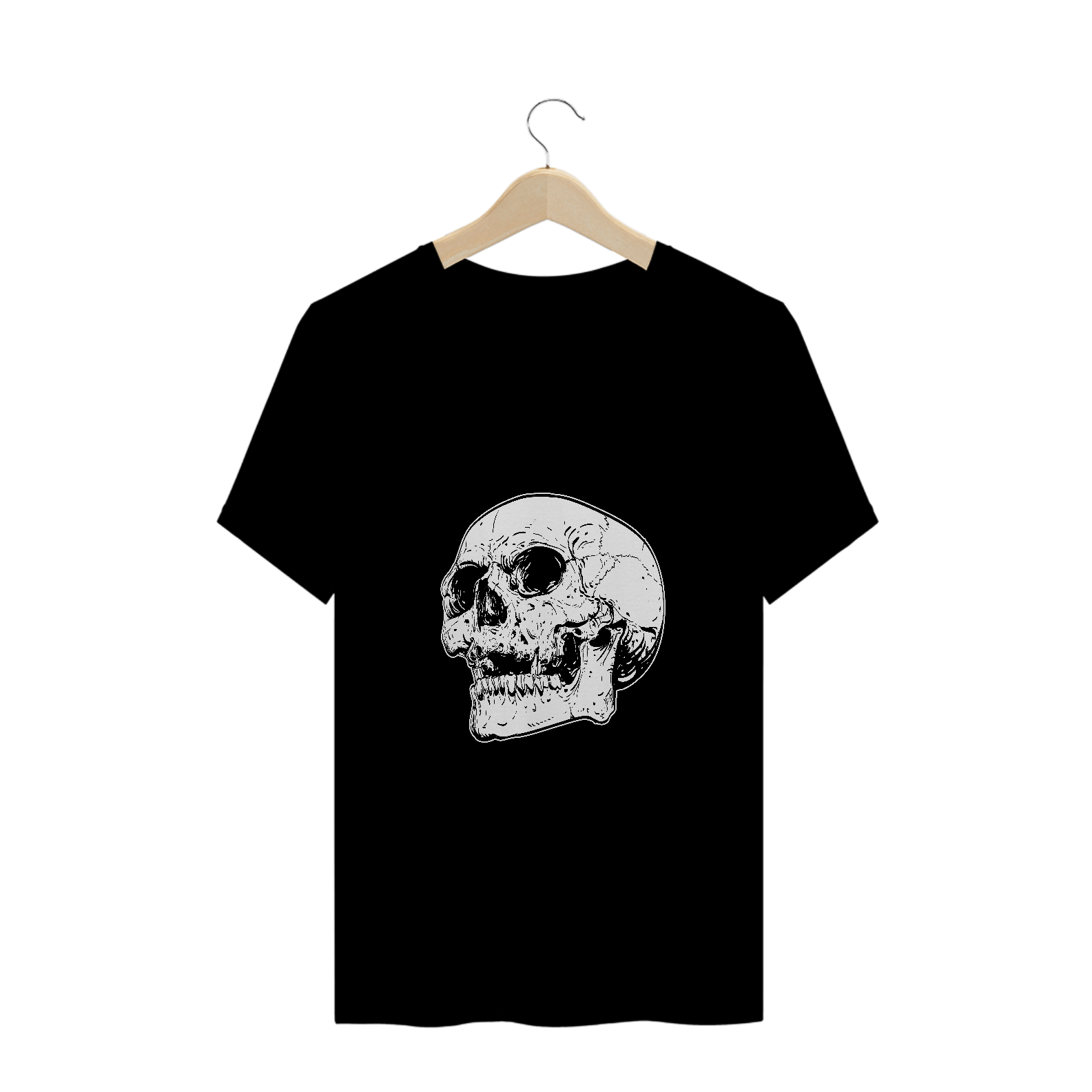 Calavera (camiseta preta)