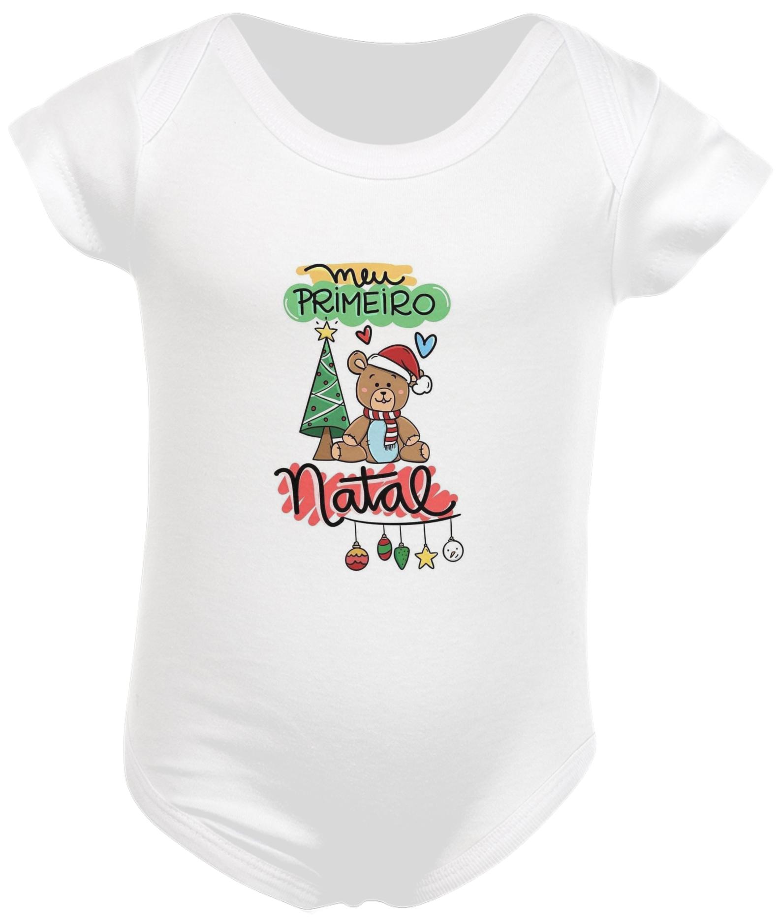 BODY BEBÊ MEU PRIMEIRO NATAL