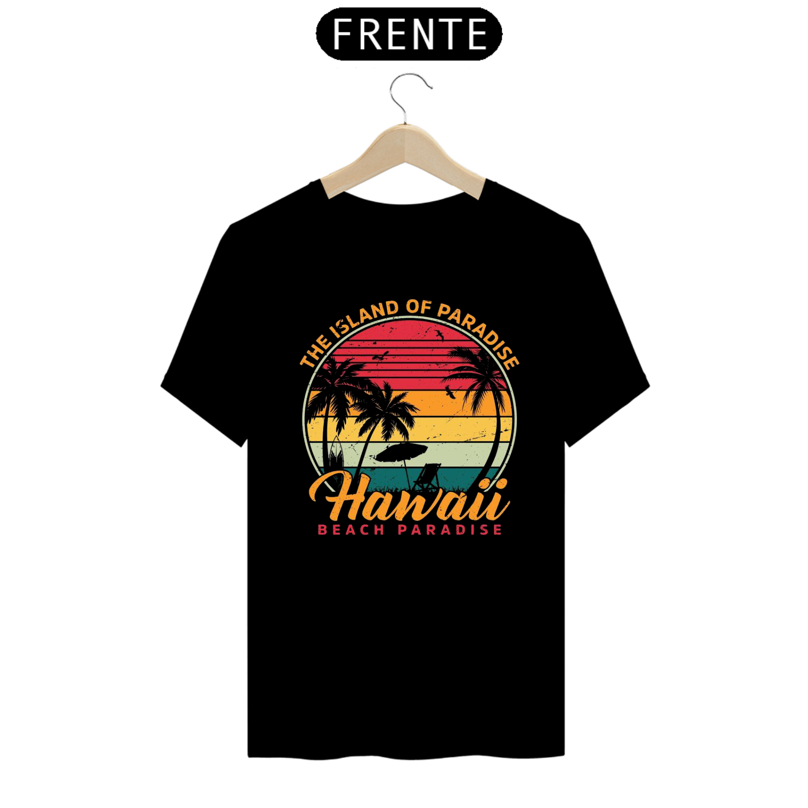 Camisa Hawaii Beach Paradise