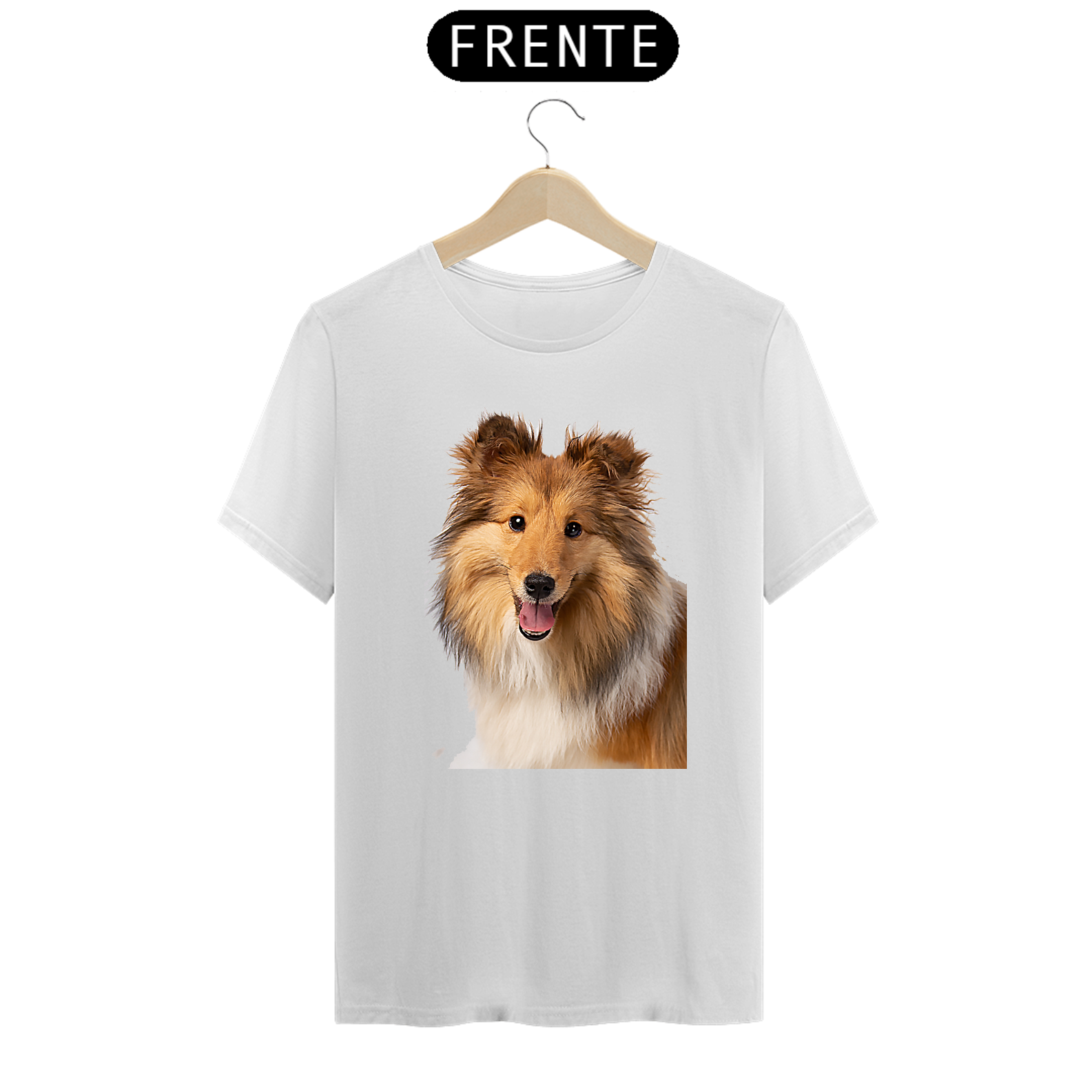 camiseta com Collie