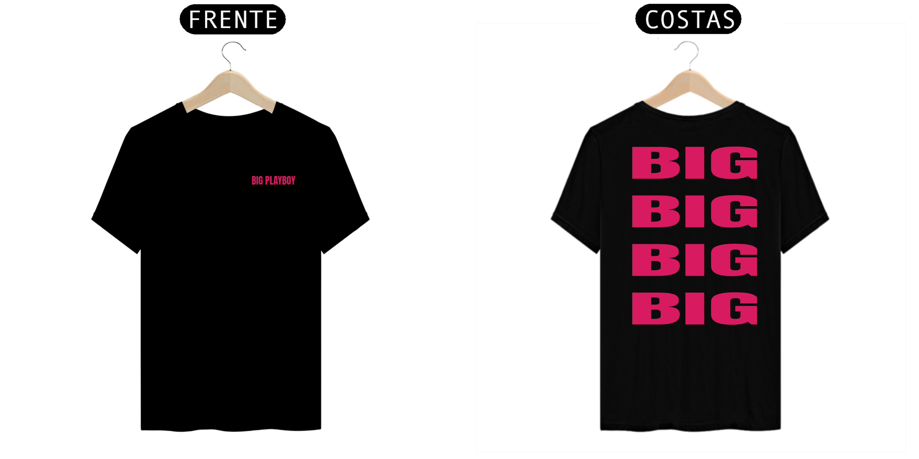 Nome do produto: Camiseta BIG PLAYBOY