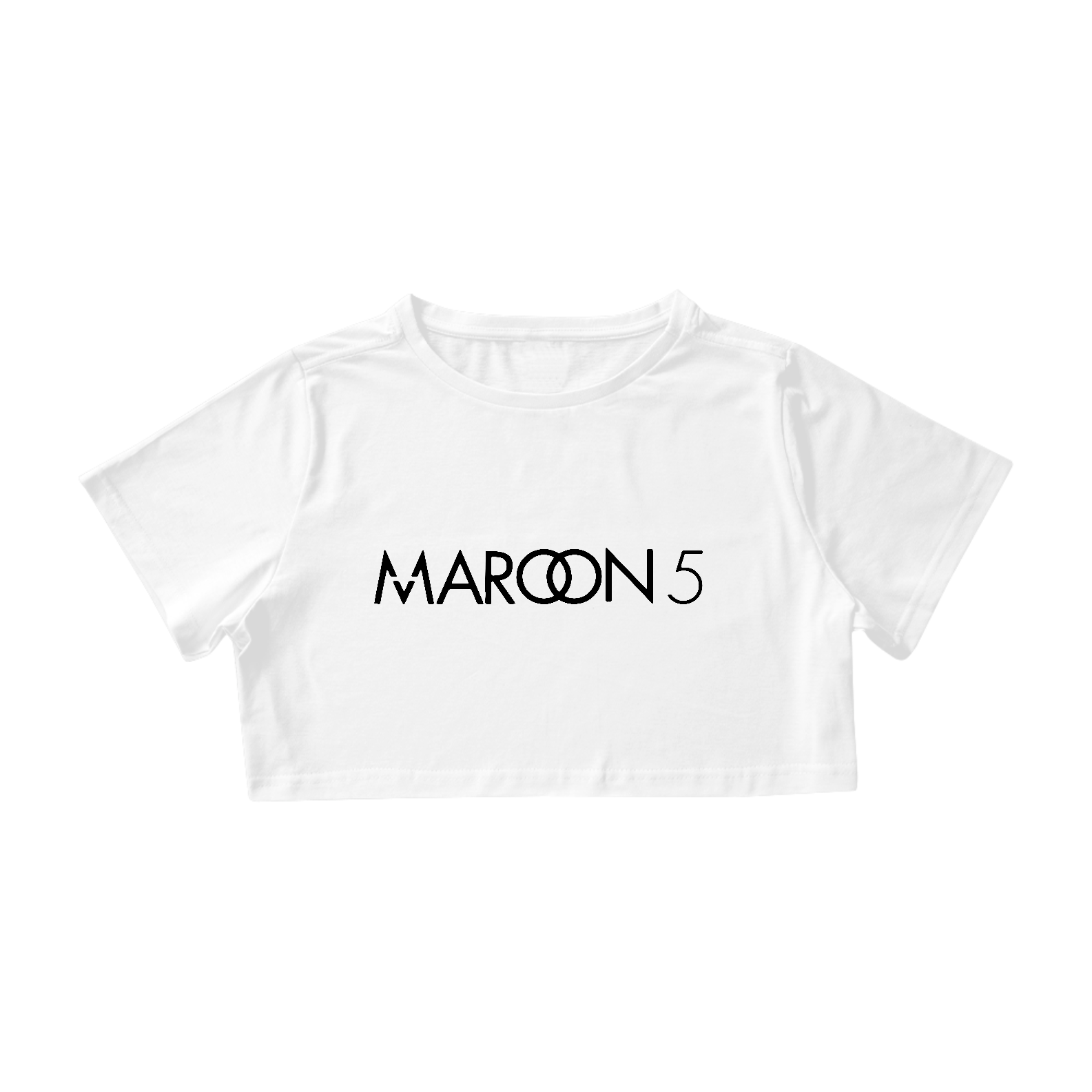 Camiseta Cropped Maroon 5 - Logo